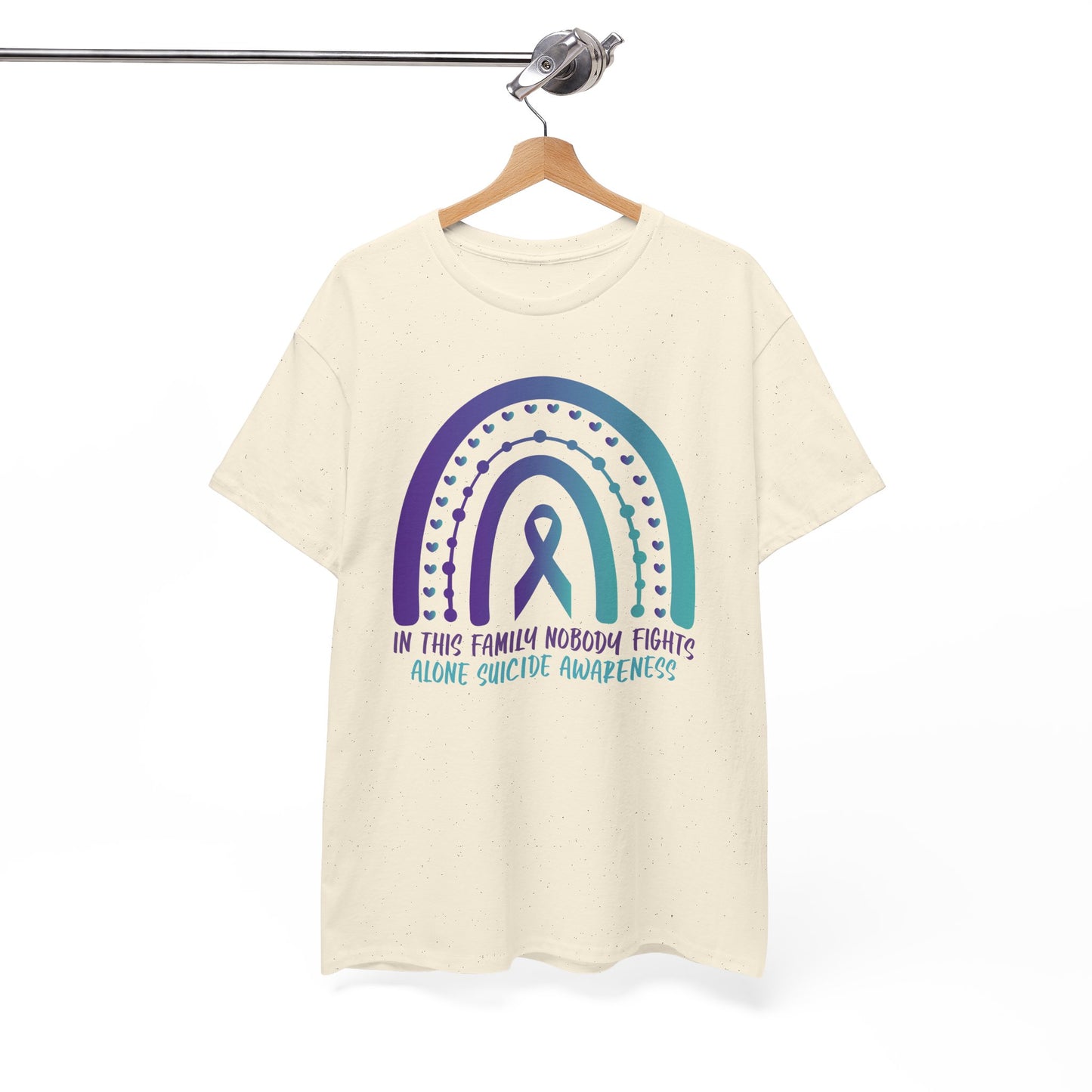 Suicide Prevention Awareness-In this Family Noone Fights Alone-Limited Edition T-shirts