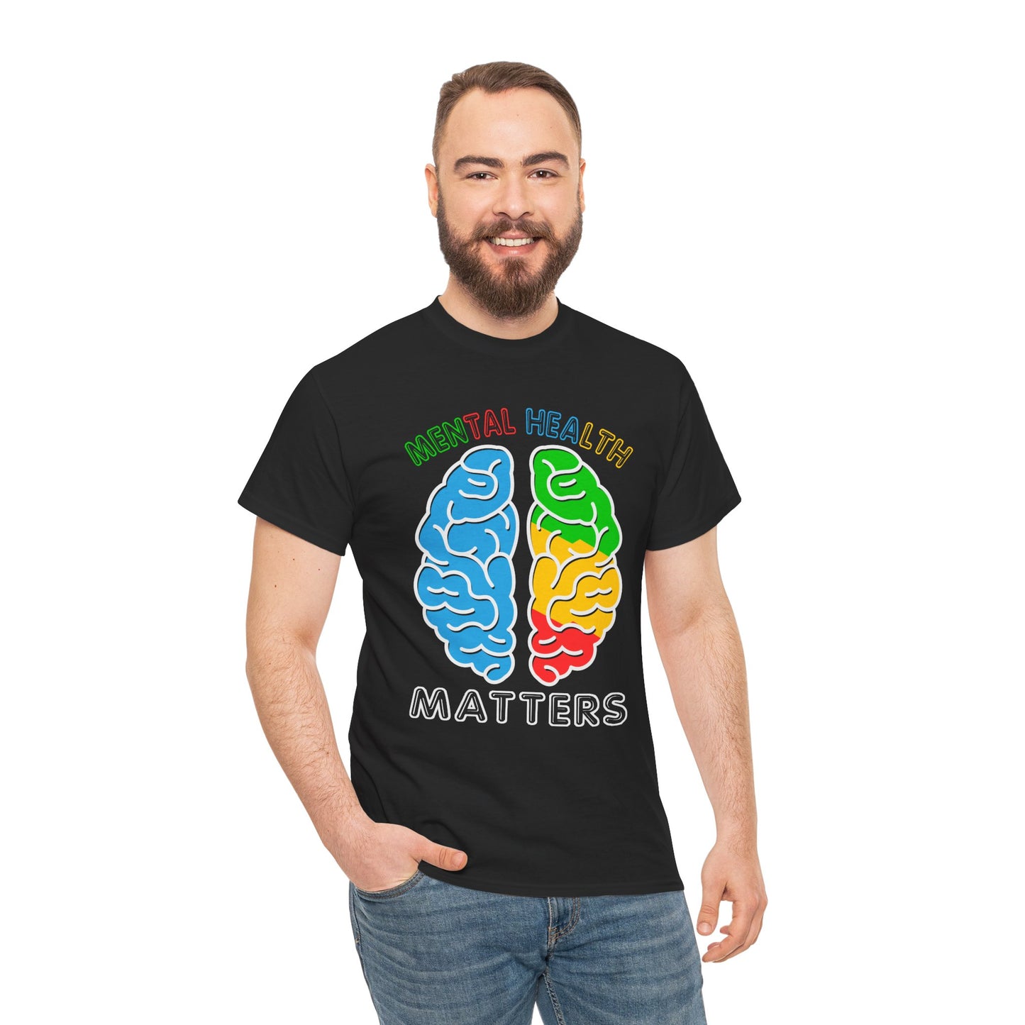 Mental Health Matters-Heavy Cotton Tee