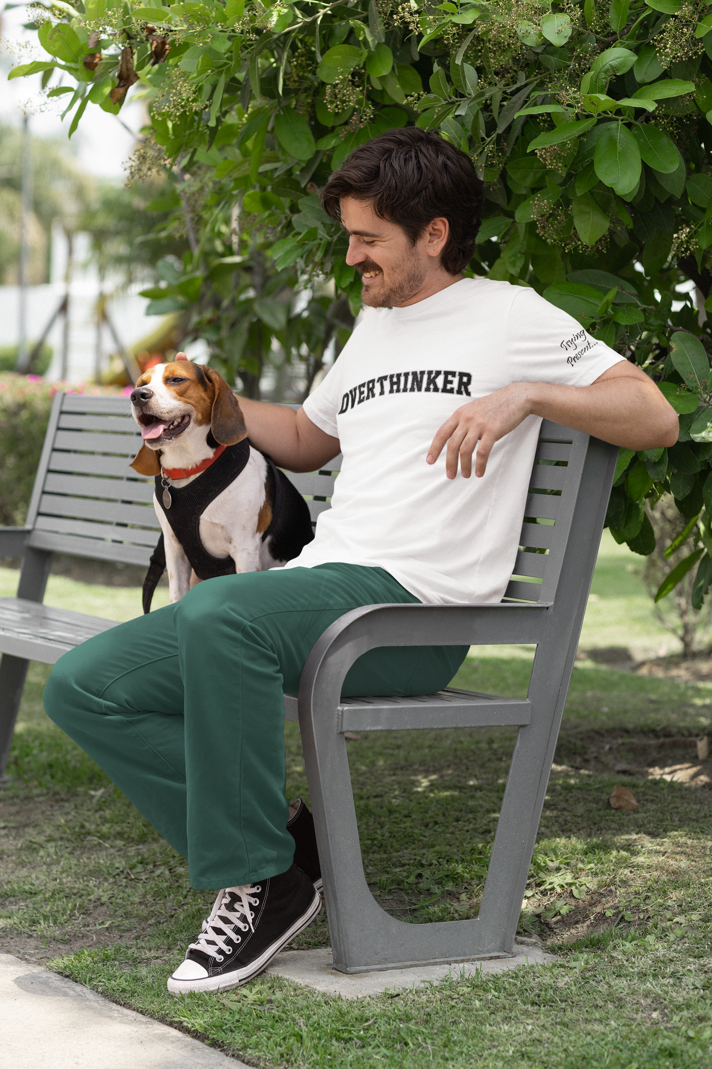 Overthinker, Trying Present Limited Edition Inspirational Tshirts