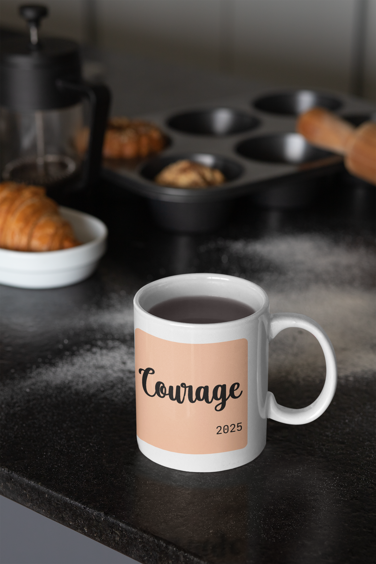 Customisable Word of the year Mug-PeachFuzz