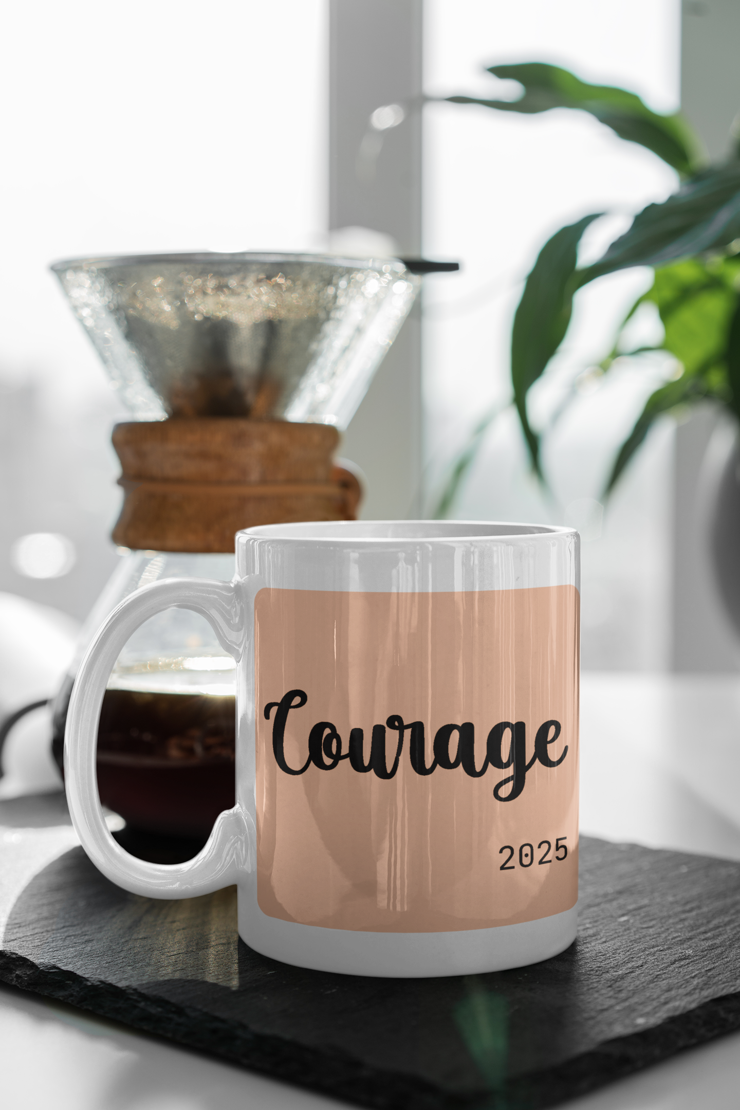 Customisable Word of the year Mug-PeachFuzz