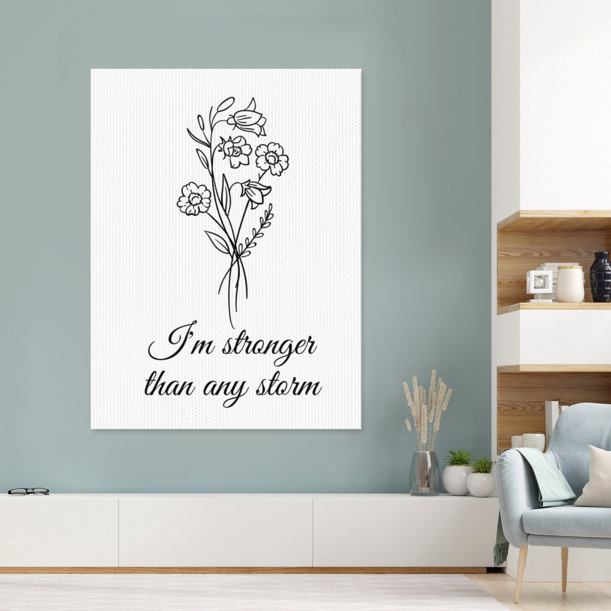"I’m Stronger Than Any Storm" Posters – Embrace Resilience