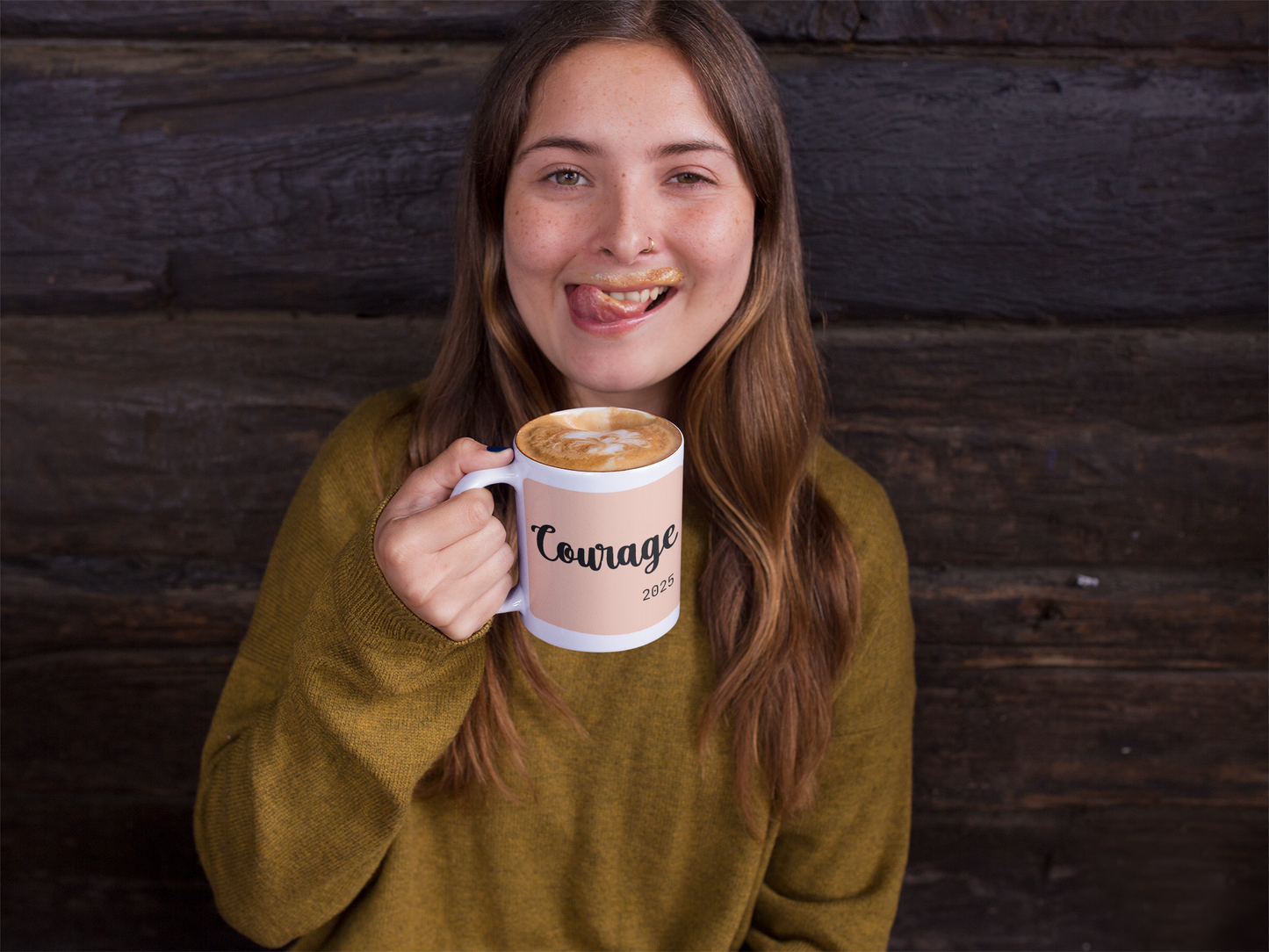 Customisable Word of the year Mug-PeachFuzz