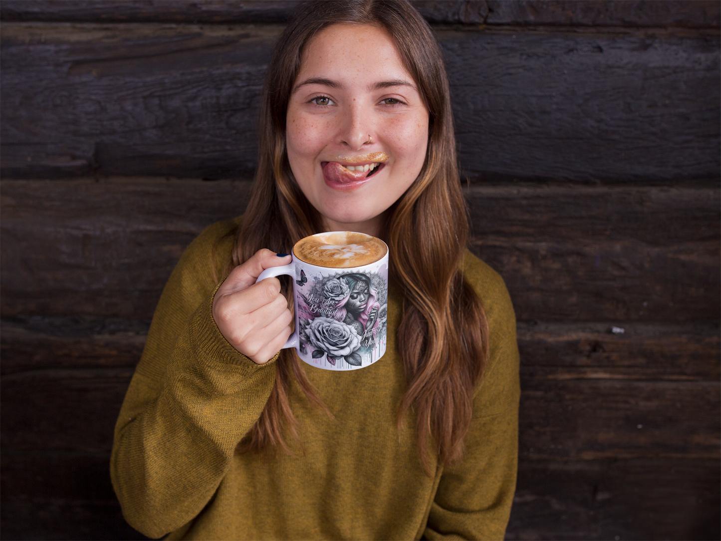 You are beautiful Affirmations Mug, (11oz, 15oz)