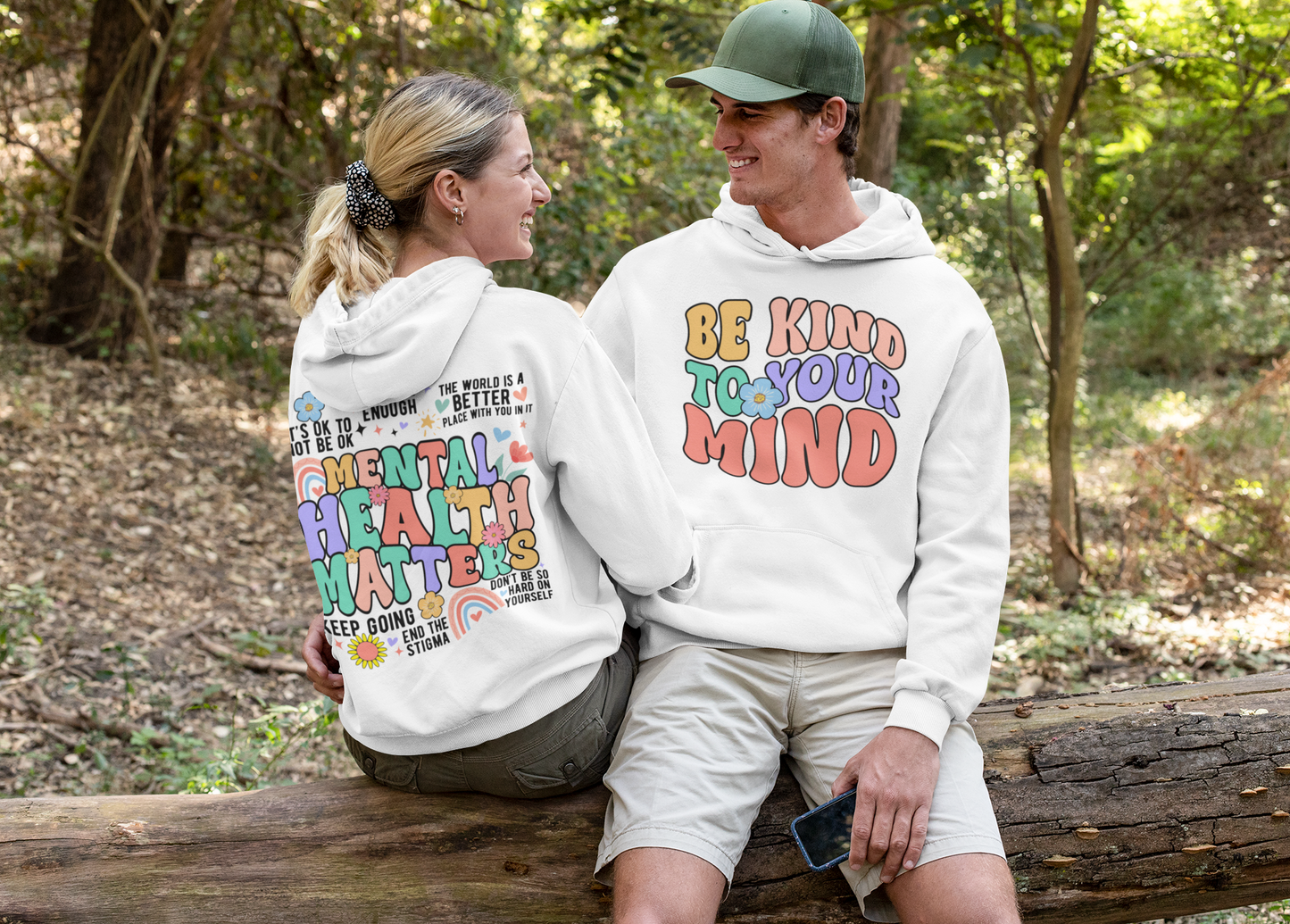 Mental Health Matters-Be Kind to your Mind-Unisex Heavy Blend™Hoodie