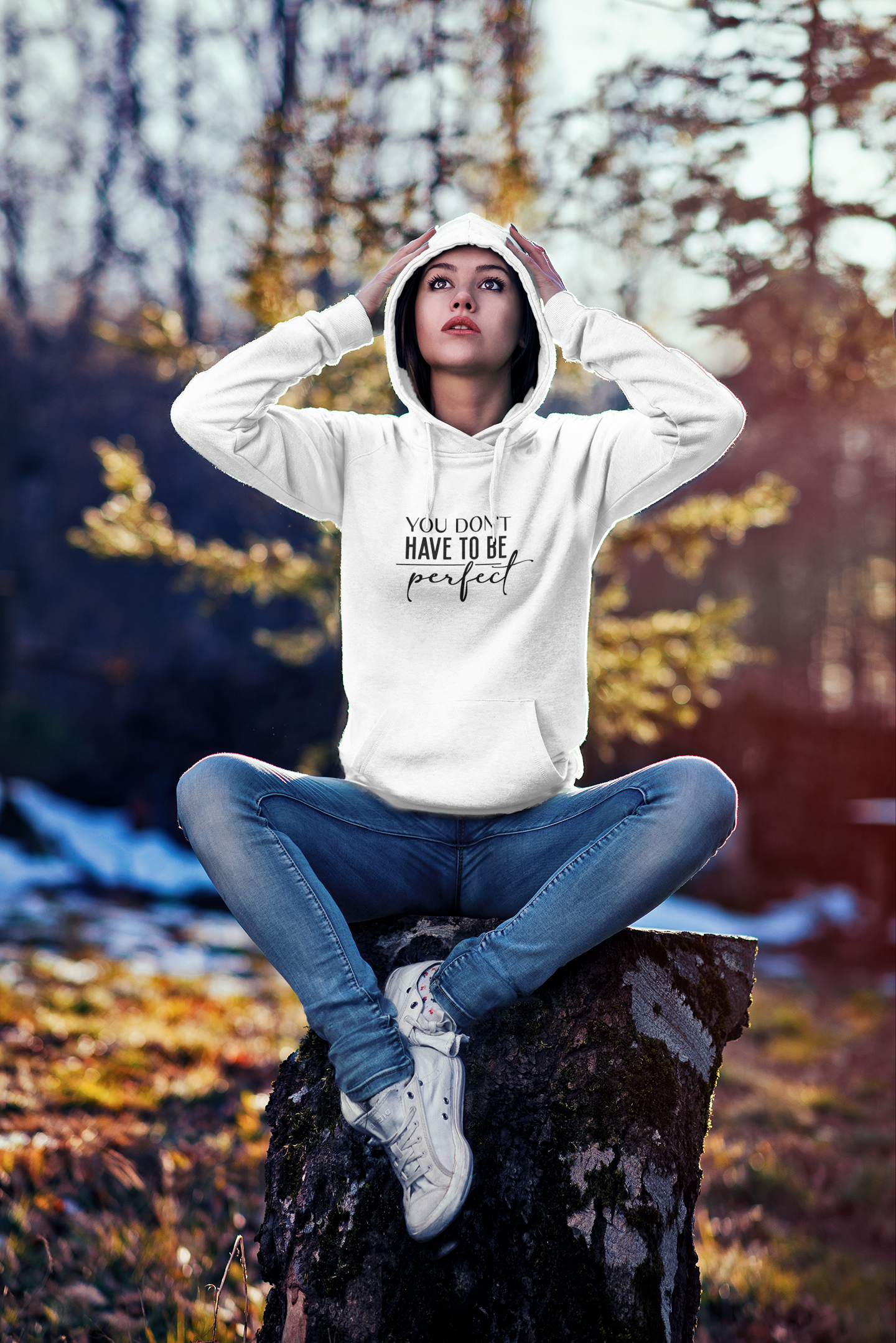 You Dont Need to be Perfect-You are enough-Unisex Heavy Blend™Hoodie