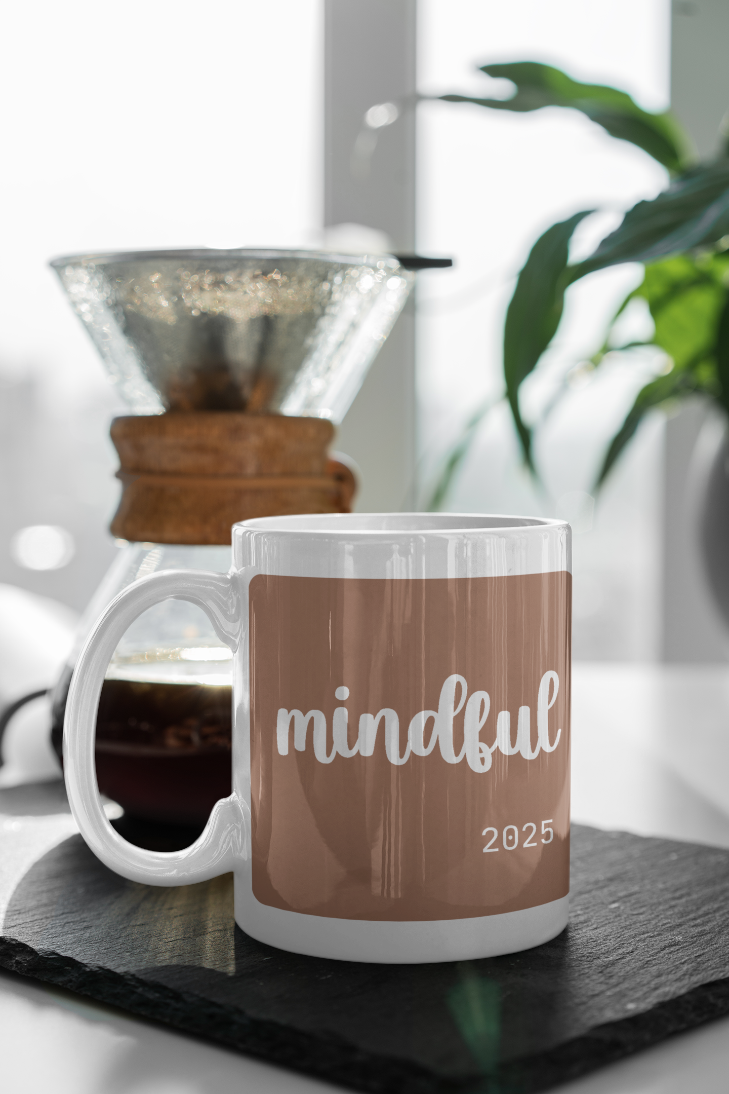 Personalized 'Mocha Mousse' Ceramic Mug - 11oz