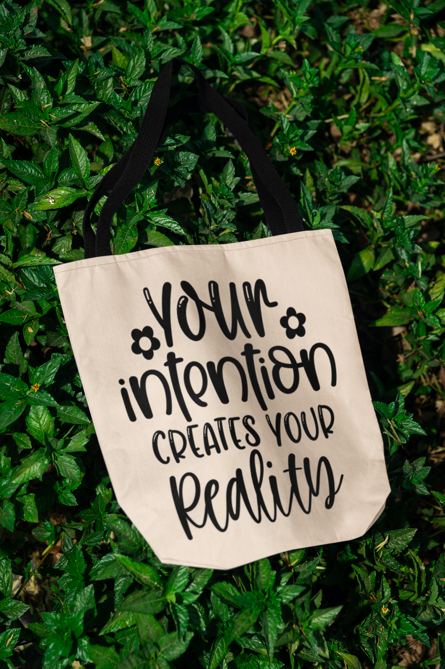 your intention creates your reality Cotton Canvas Tote Bag