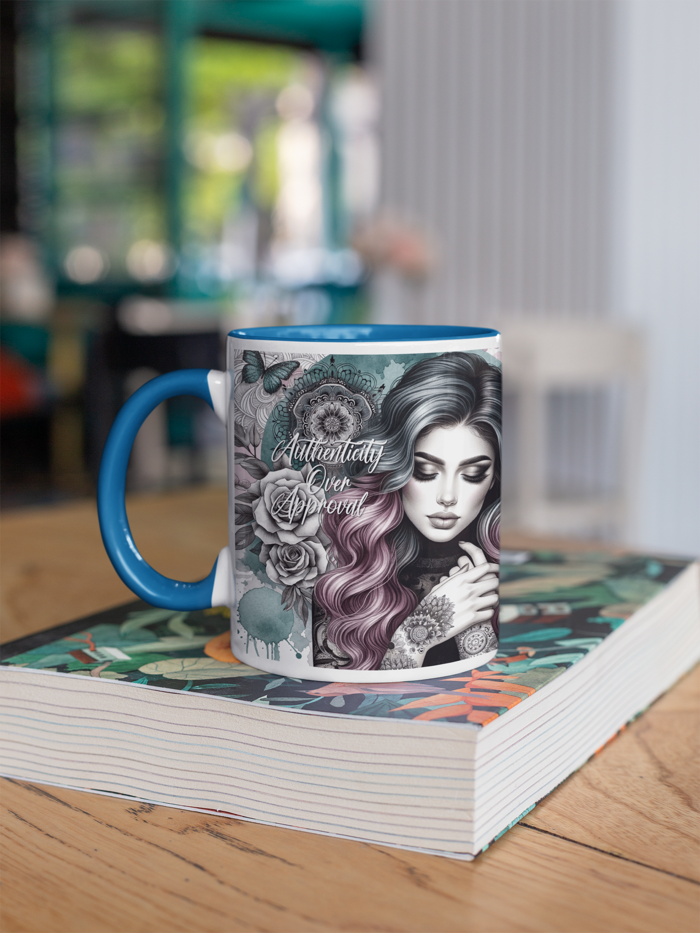 Authenticity over approval affirmation Mug, (11oz, 15oz)