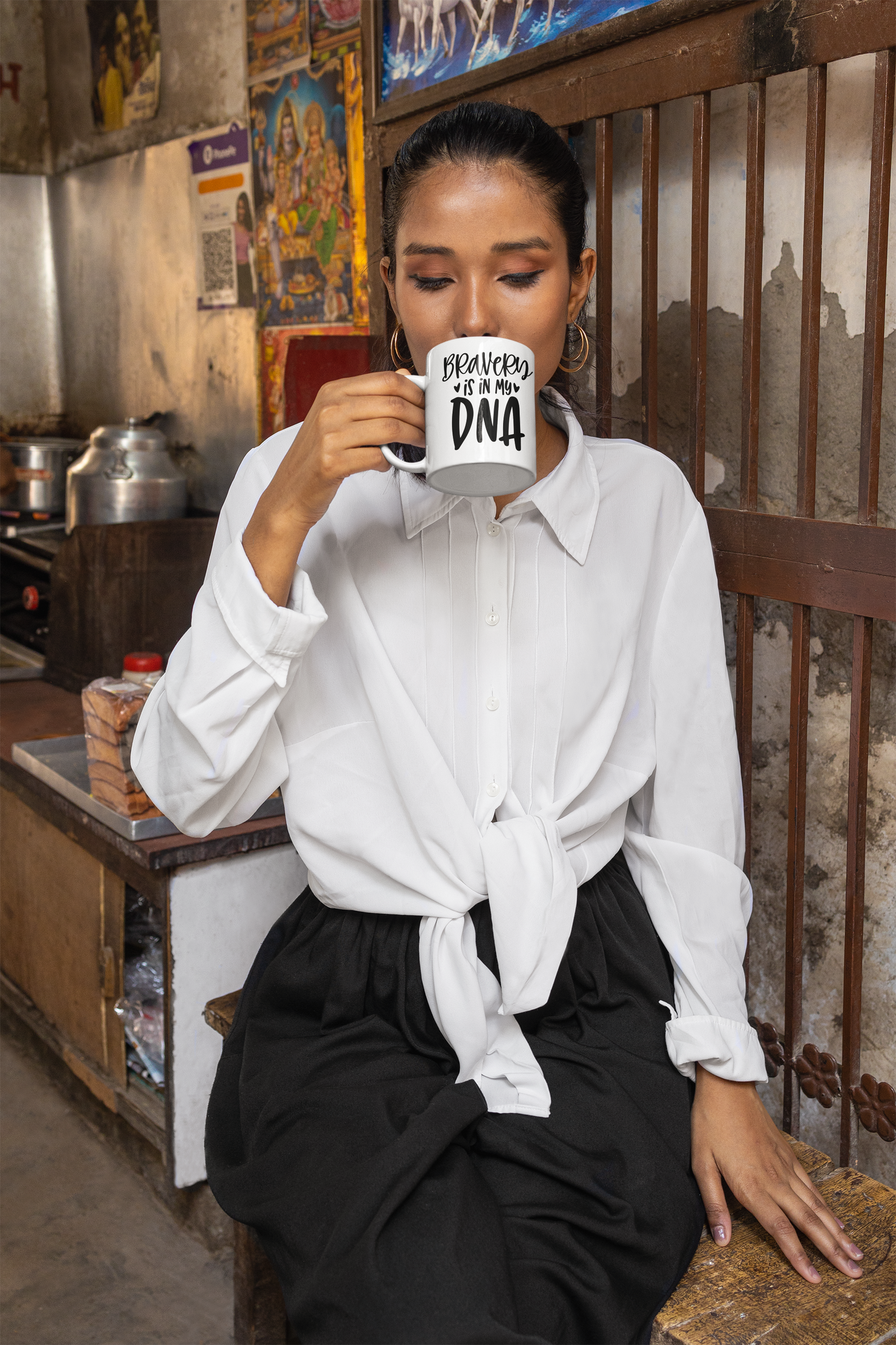 Bravery is in my DNA Mug 11oz