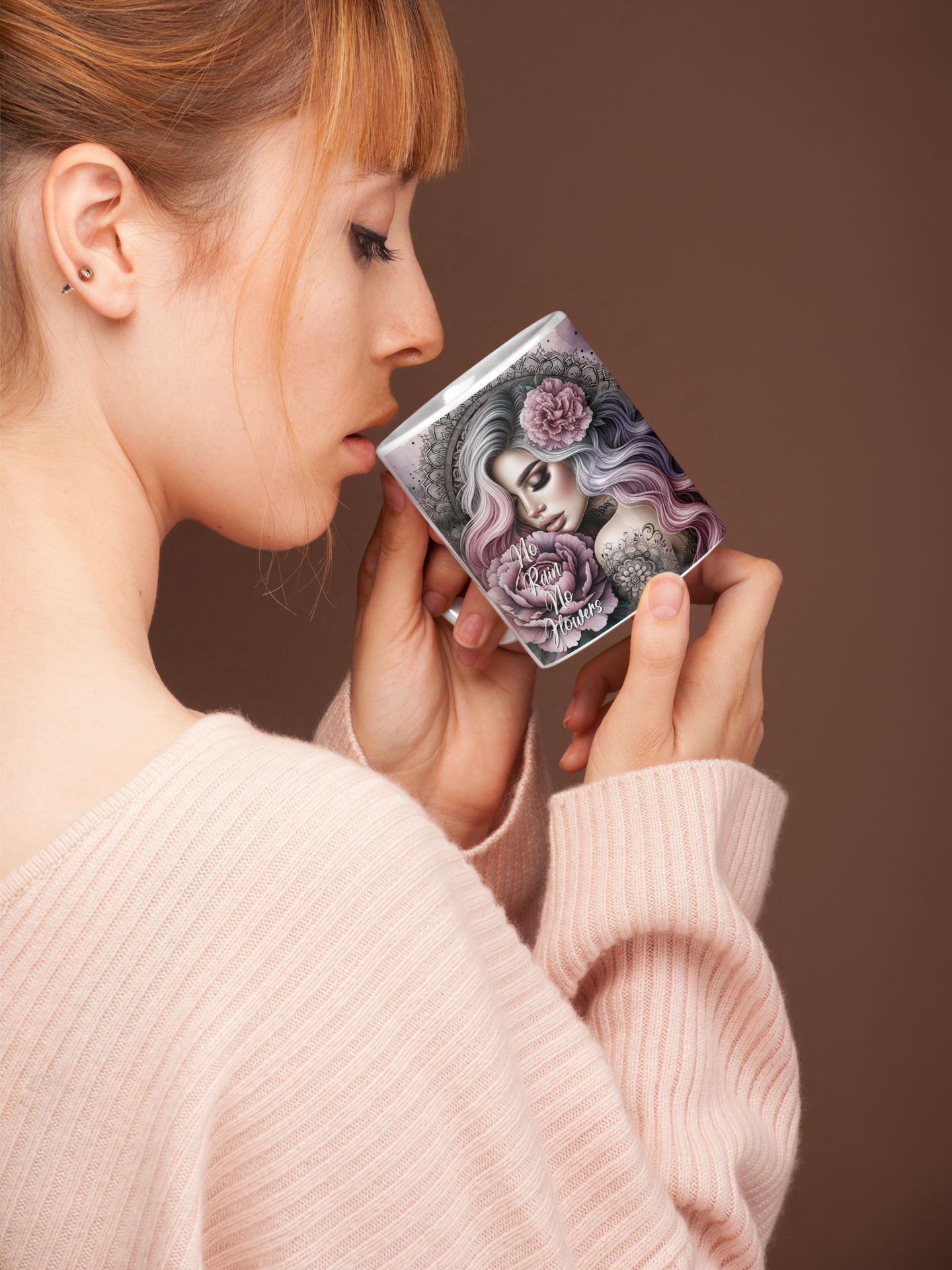 No rain no flowers limited Edition Mugs