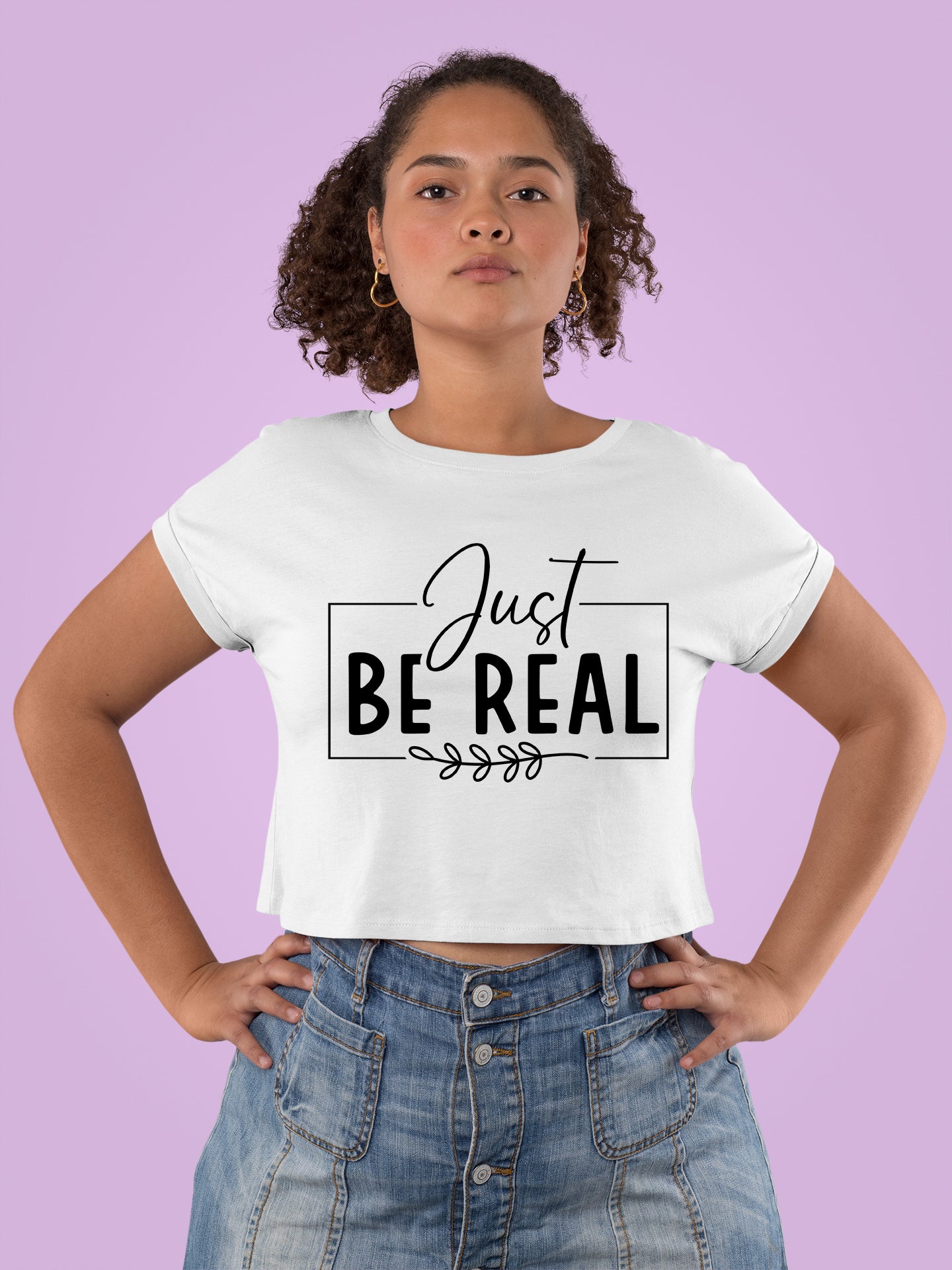 Just Be real Unisex Heavy Cotton Tee