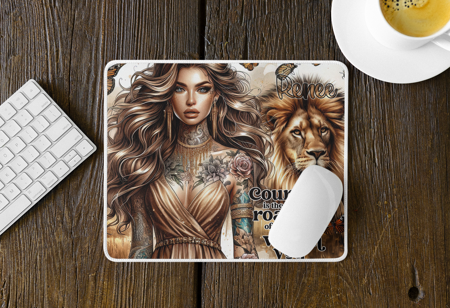 Courage within you-Customisable Desk Mats