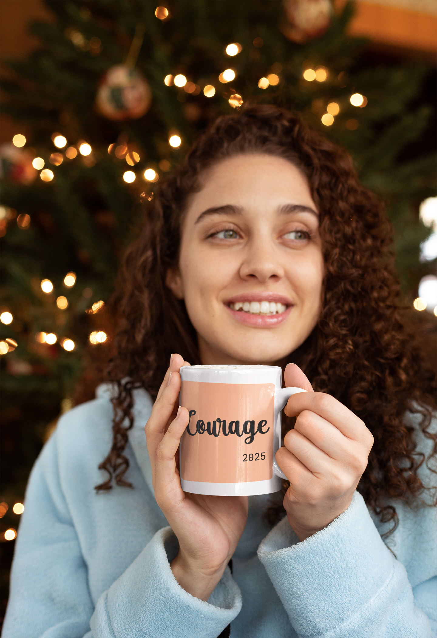 Customisable Word of the year Mug-PeachFuzz