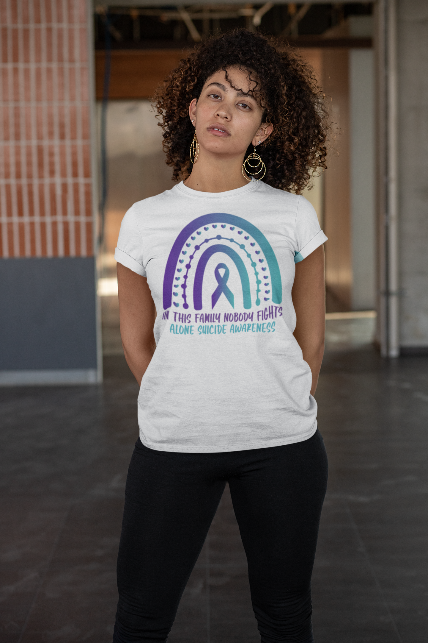 Suicide Prevention Awareness-In this Family Noone Fights Alone-Limited Edition T-shirts