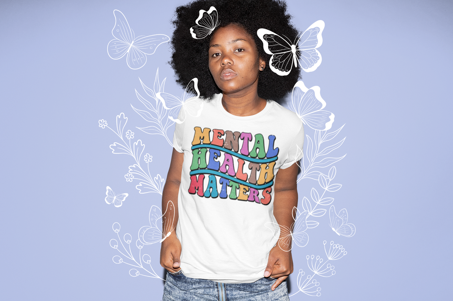 Mental Health Matters-Heavy Cotton Tee