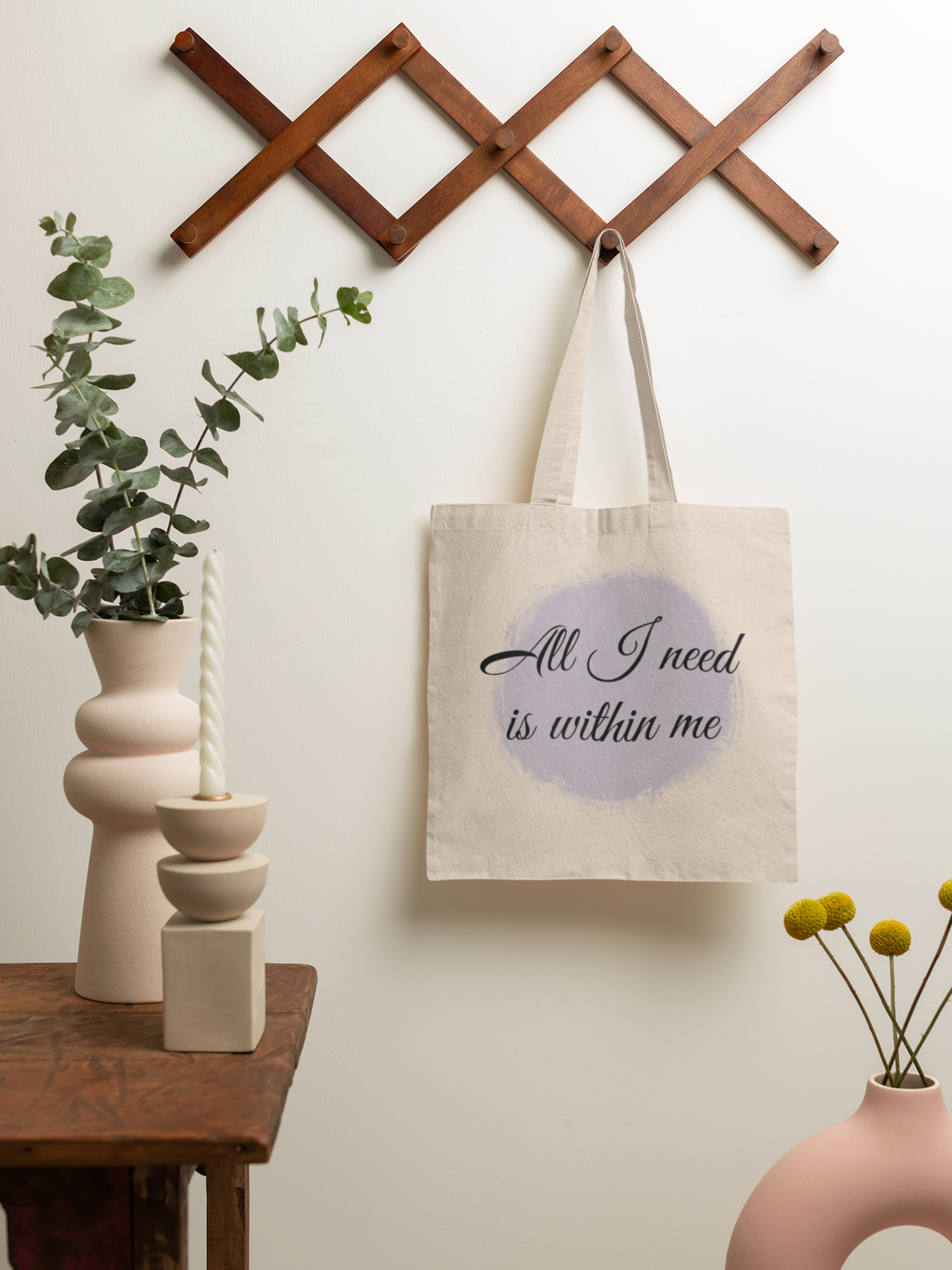 All i need is within me-Custom Tote Bags