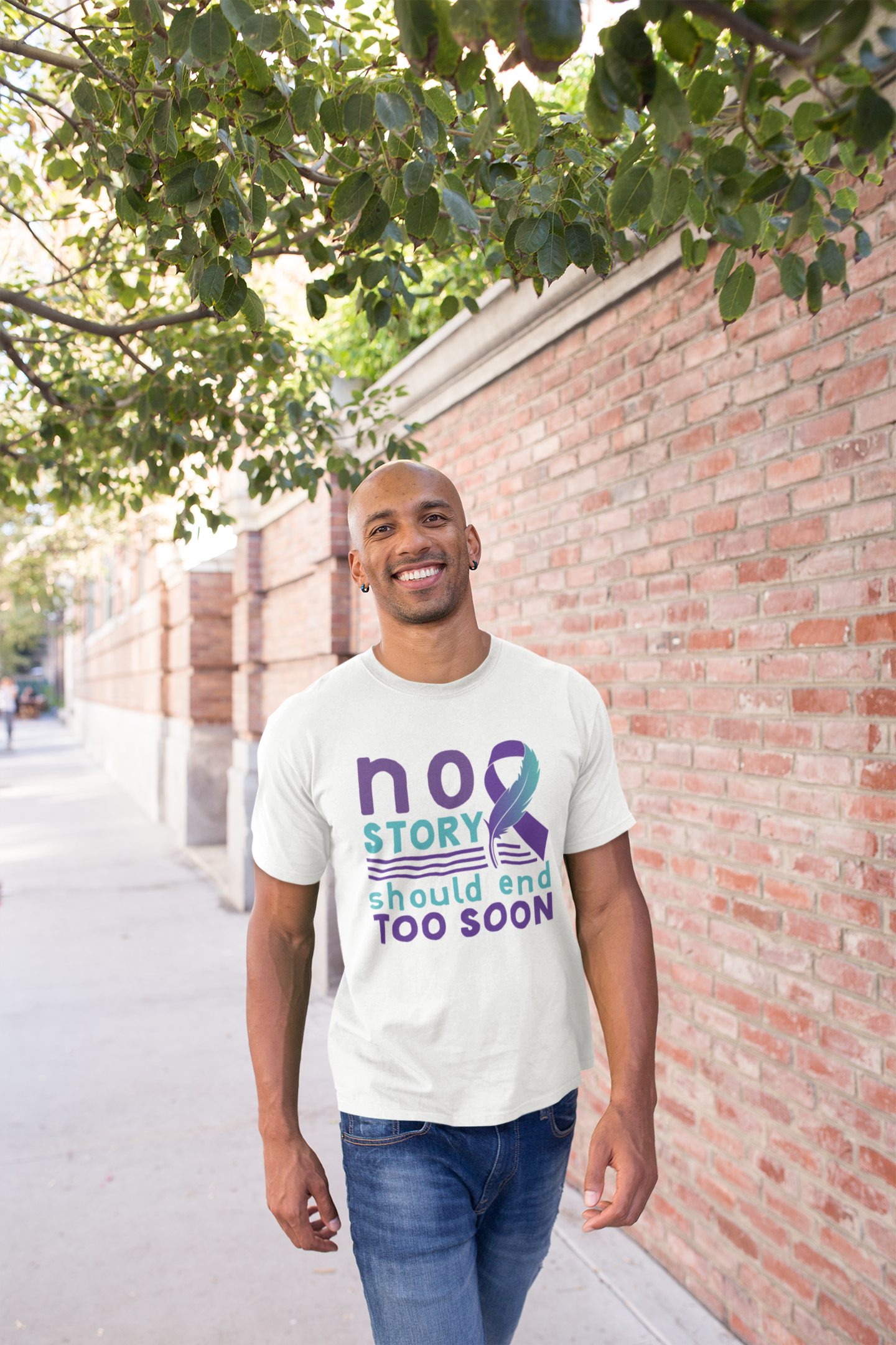 No Story Should Start Soon-Suicide Prevention Awareness-Heavy Cotton Tee