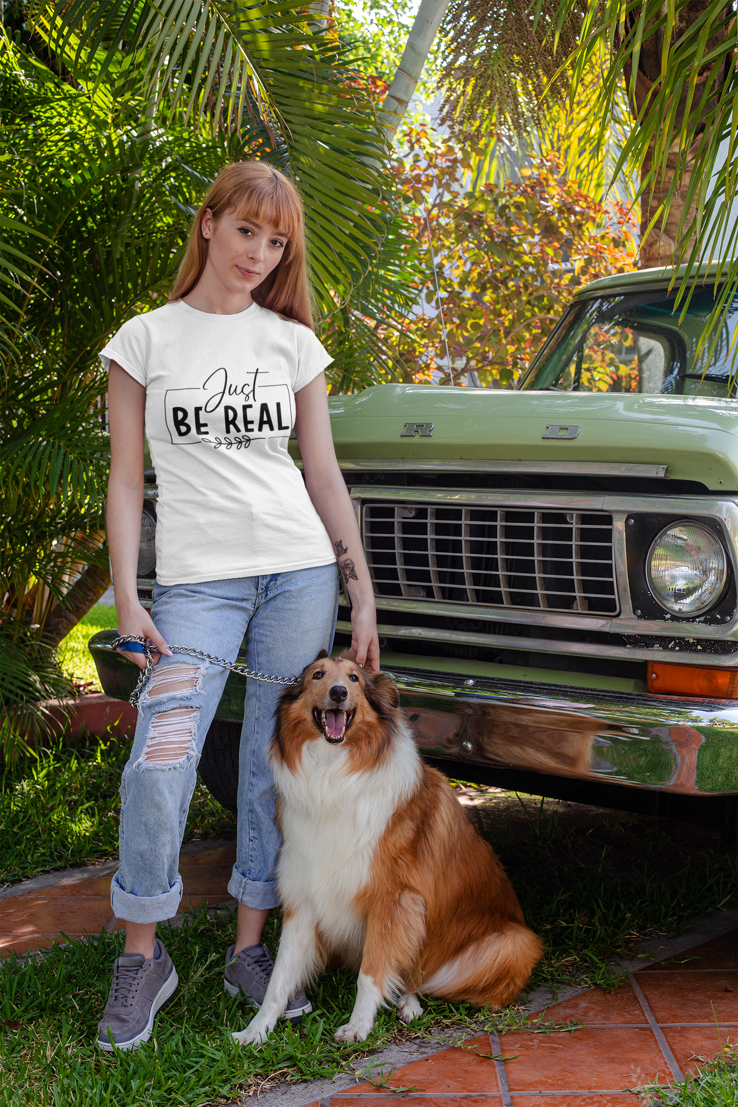 Just Be real Unisex Heavy Cotton Tee