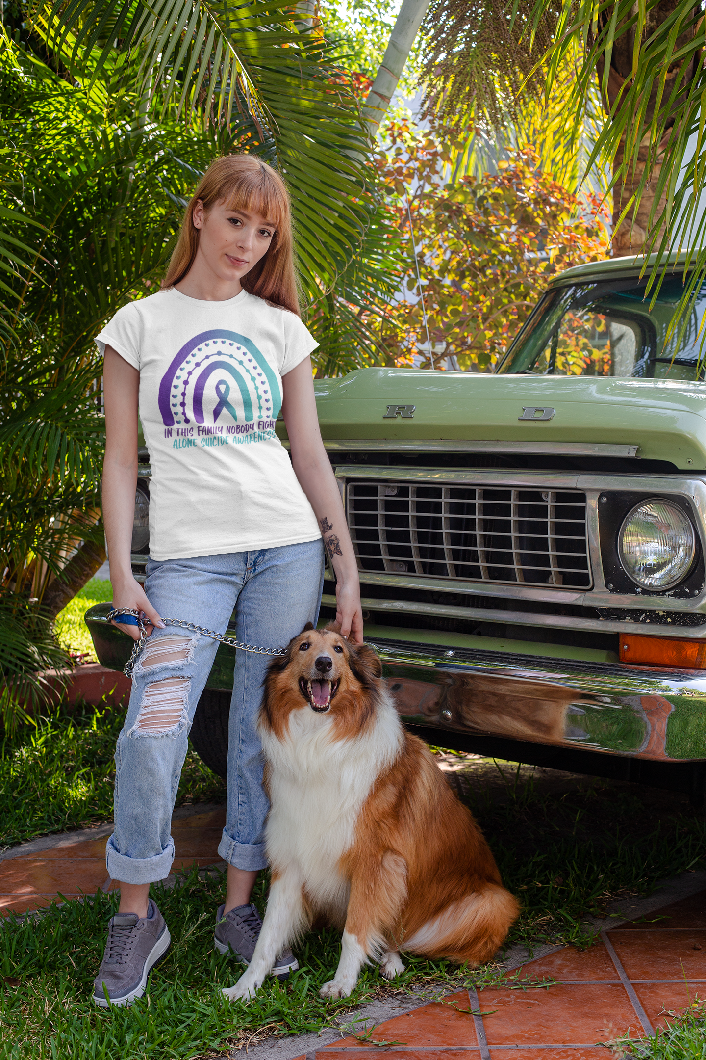 Suicide Prevention Awareness-In this Family Noone Fights Alone-Limited Edition T-shirts