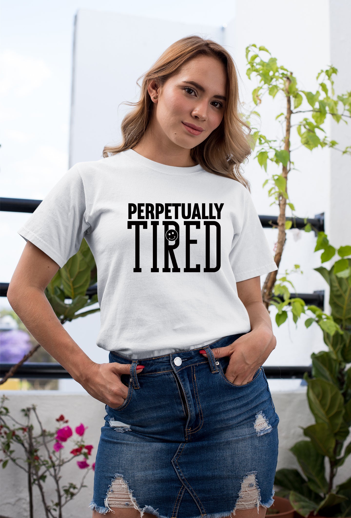 Perpeptually Tired-Embrace Why-Heavy Cotton Tee