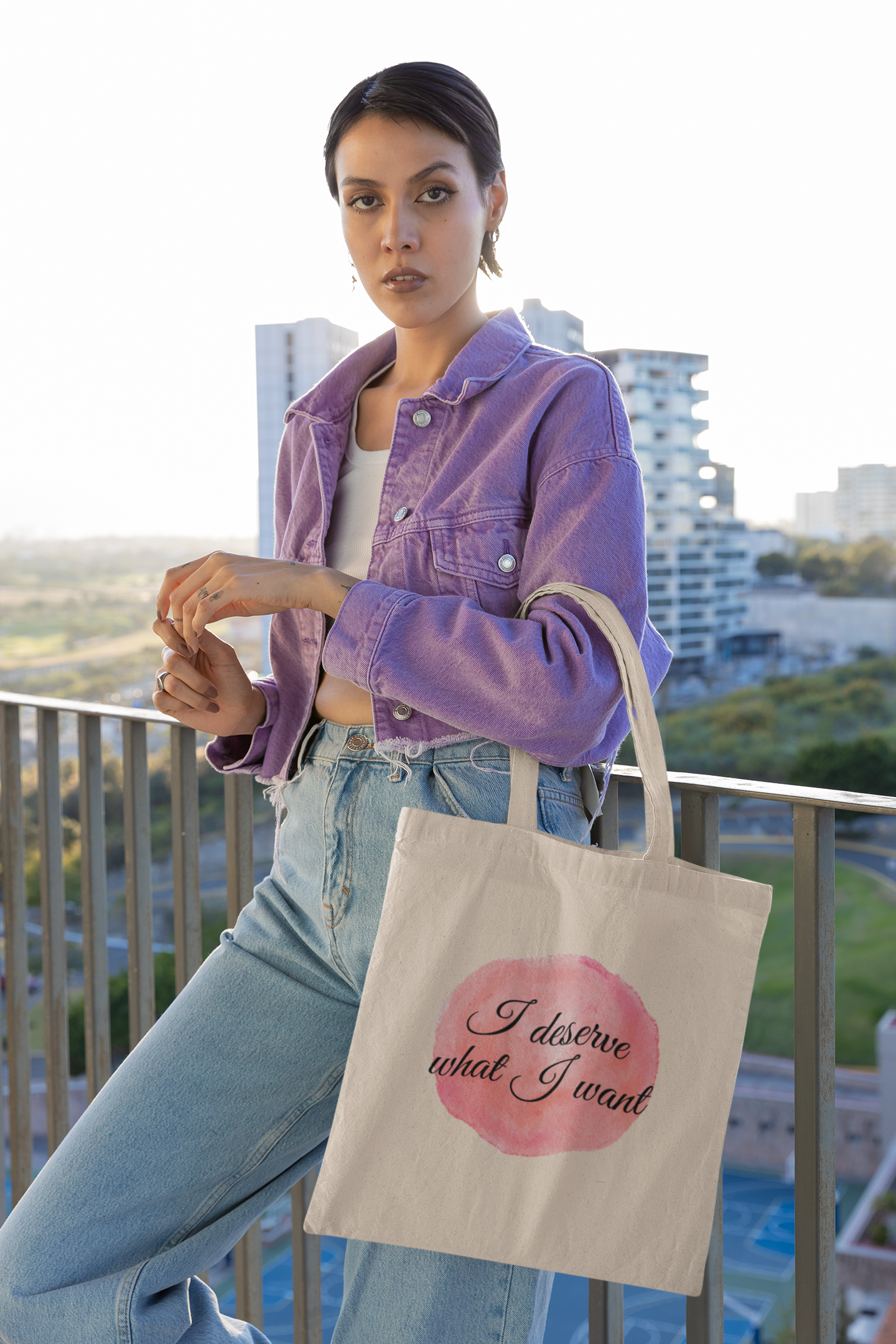 I Deserve what i want -Custom Tote Bags