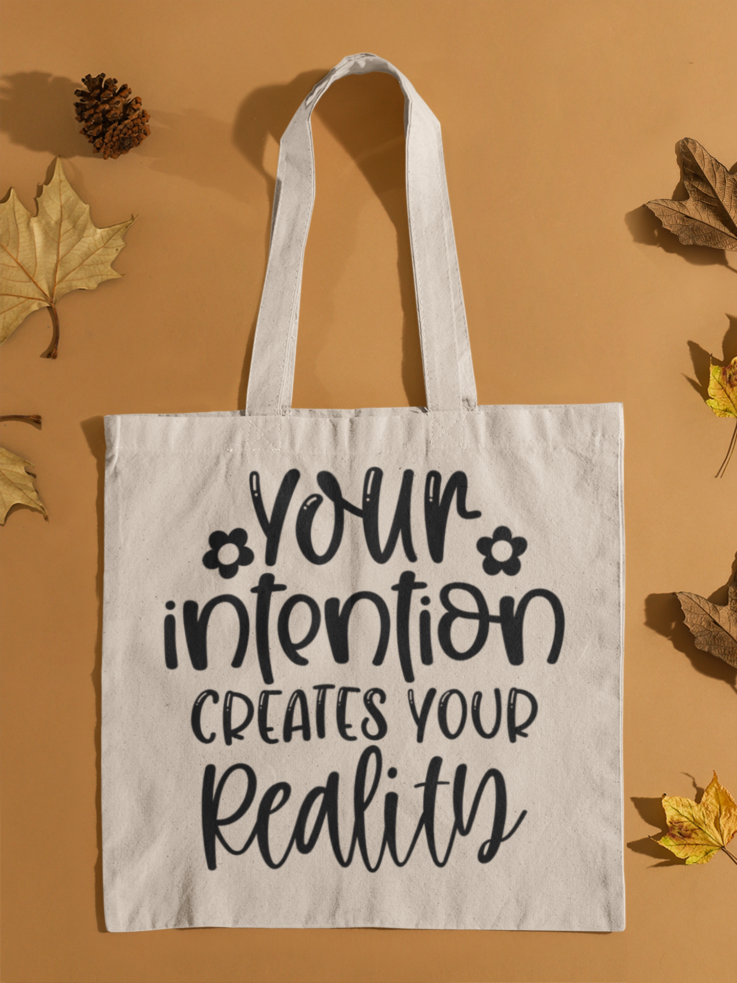 your intention creates your reality Cotton Canvas Tote Bag