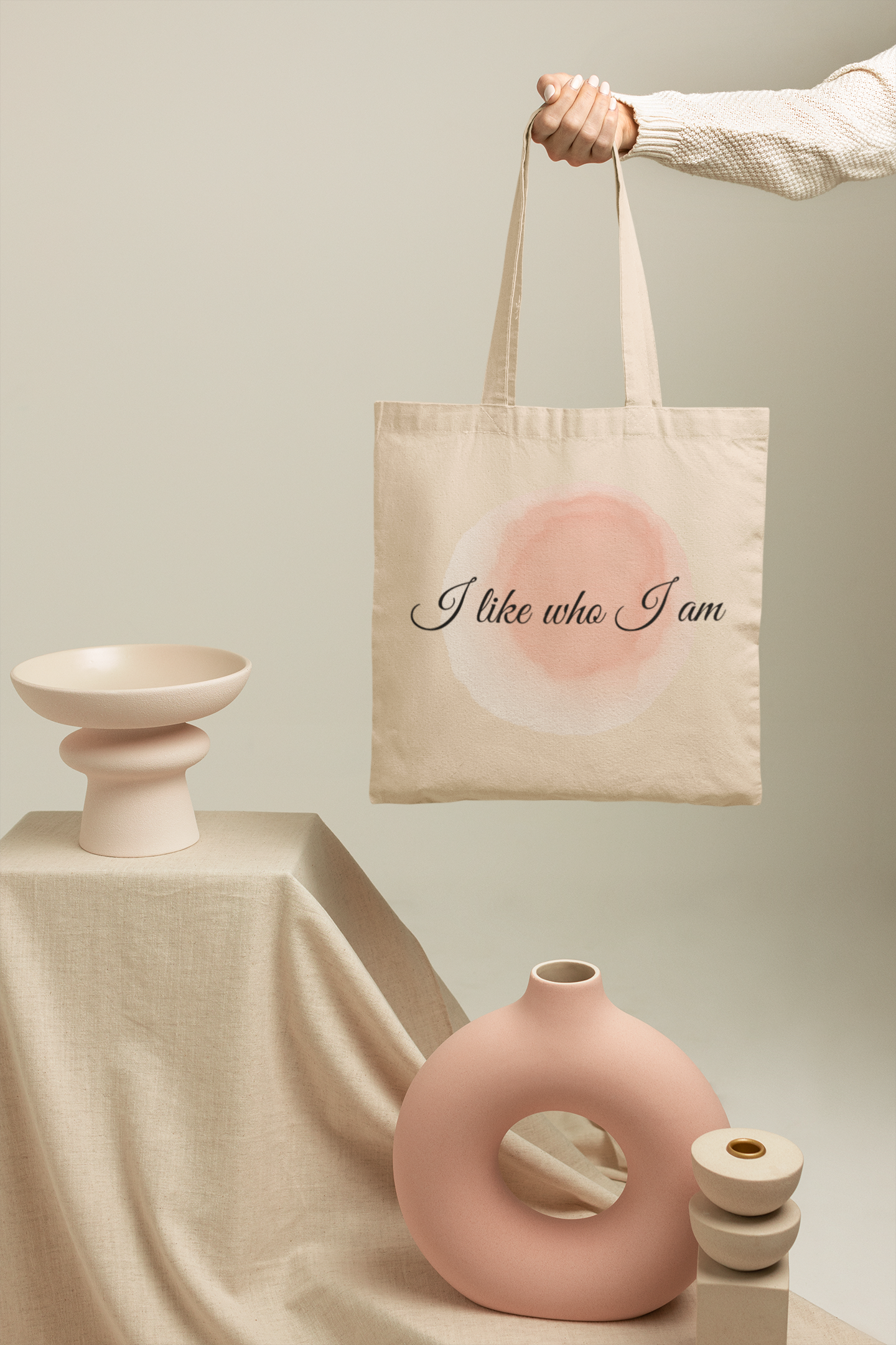 I Like Who I Am Tote Bag – Celebrate Self-Love