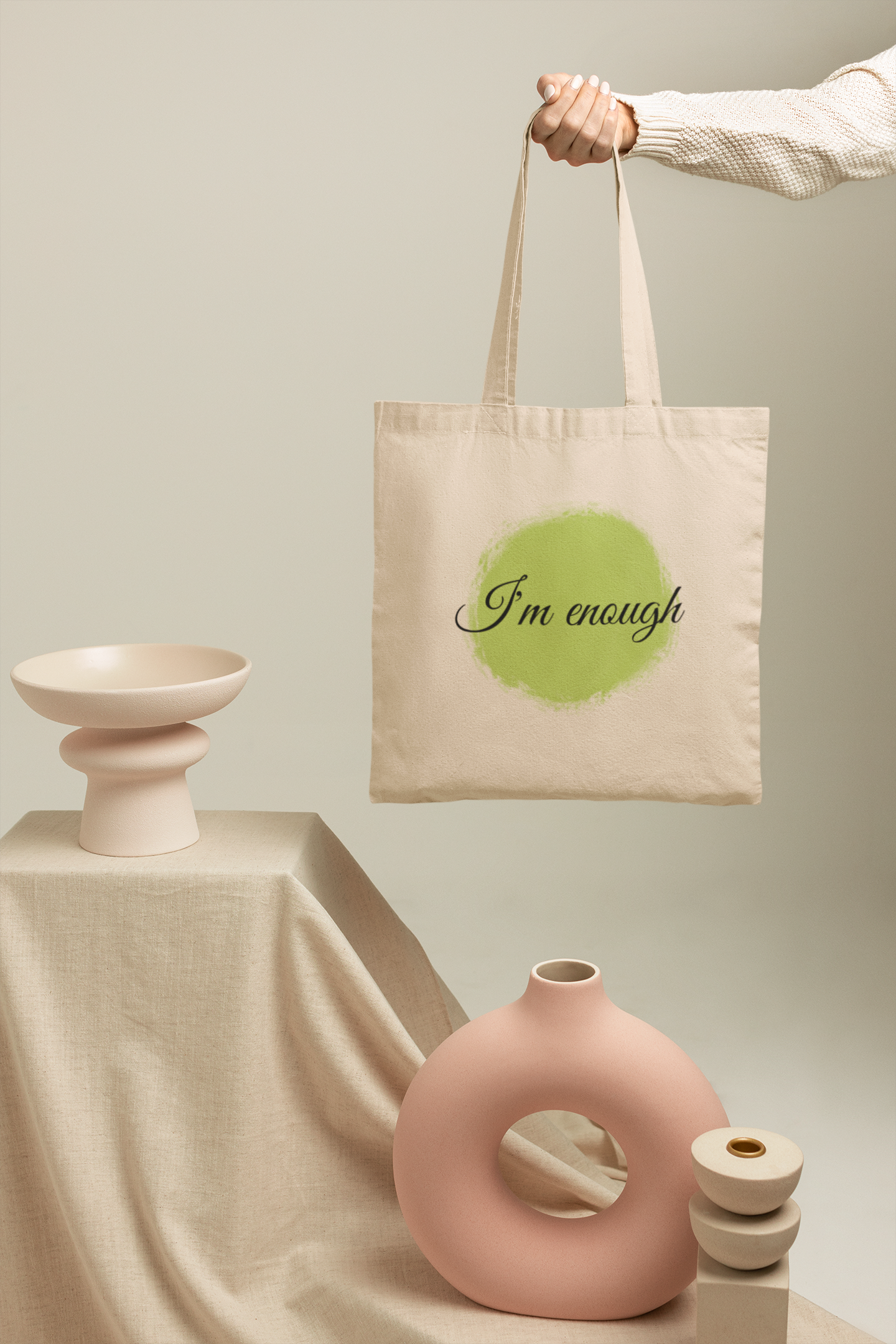 Im enough -Custom Tote Bags