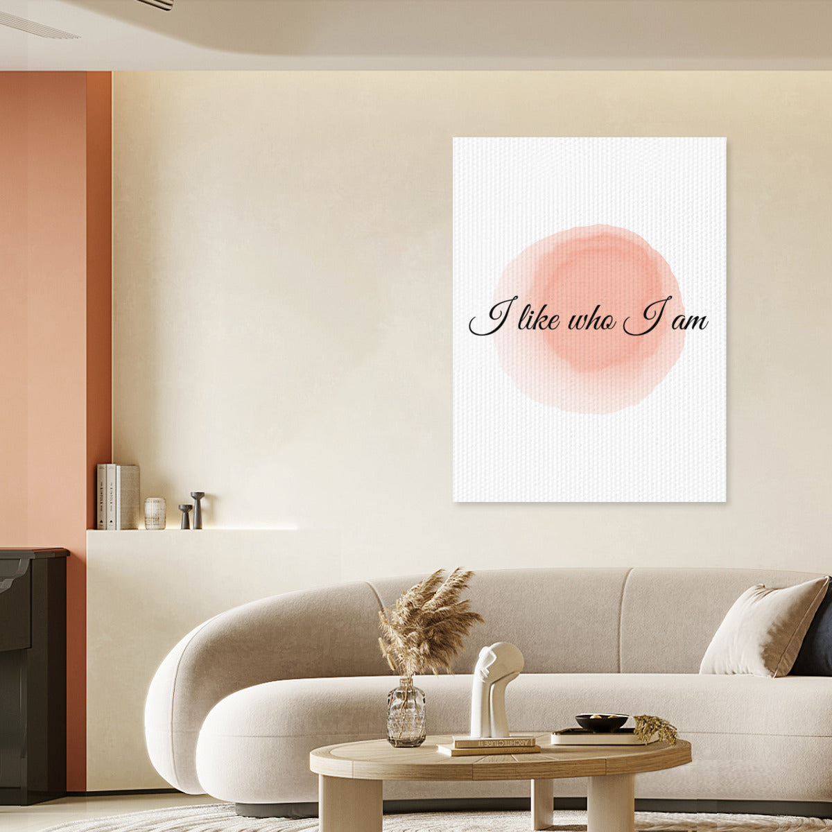 I Like Who I Am-Watercolor Poster – Celebrate Self-Love