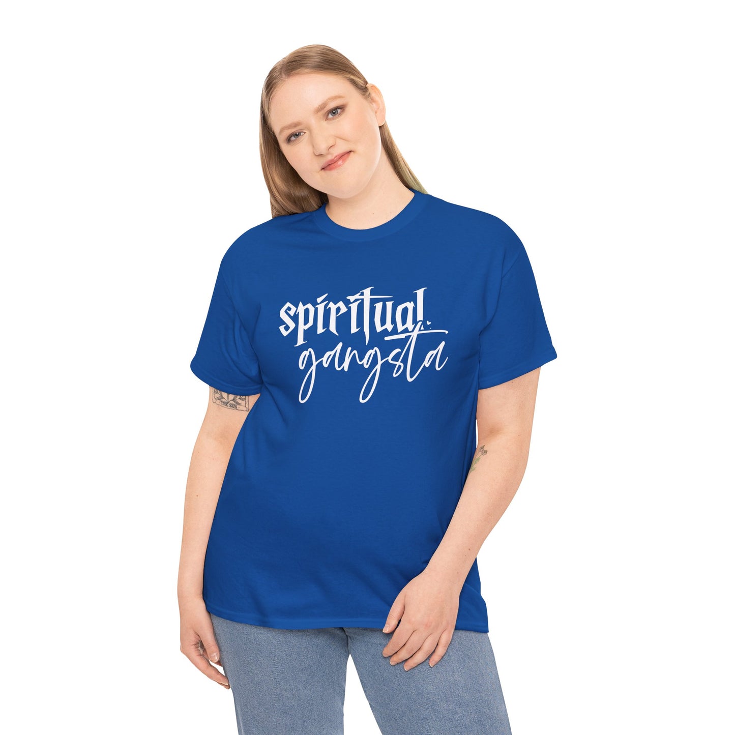 Spiritual gangsta Unisex Heavy Cotton Tee