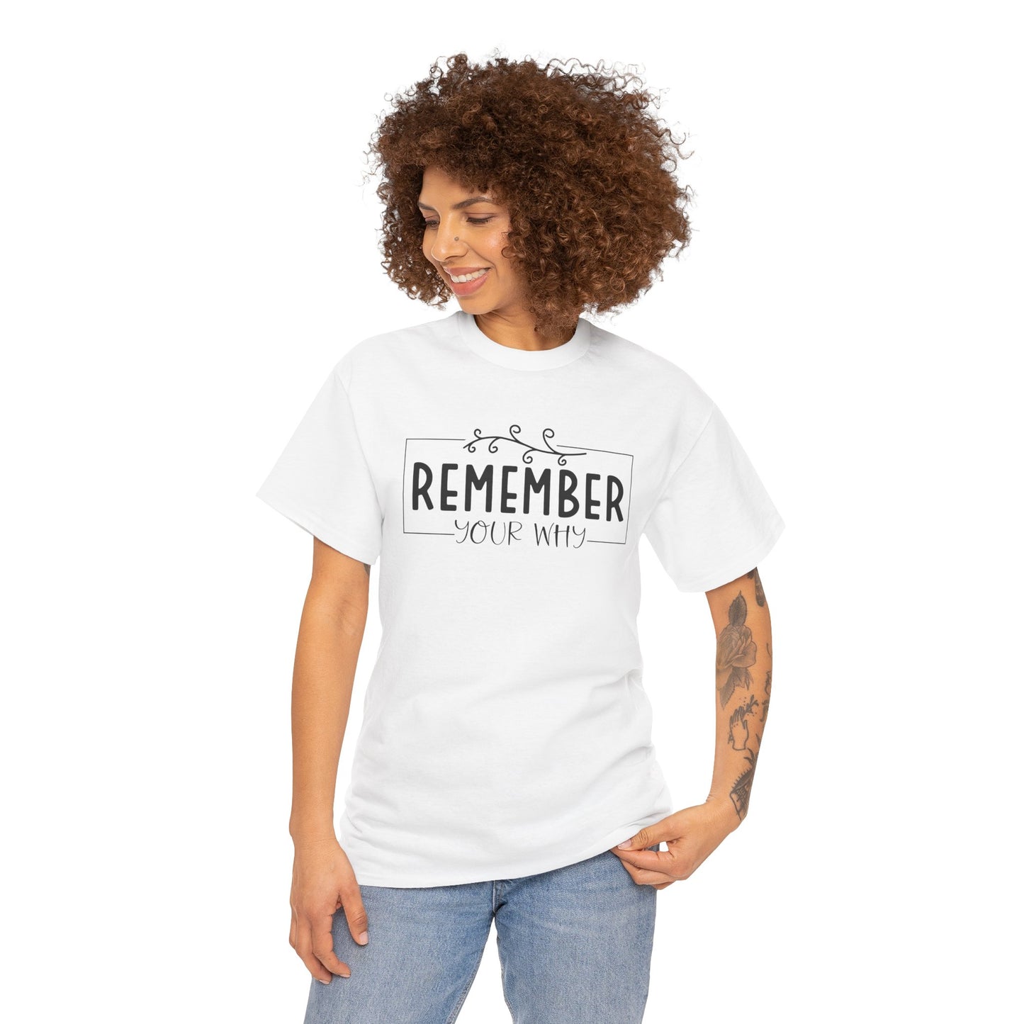 Remember your Why Unisex Heavy Cotton Tee