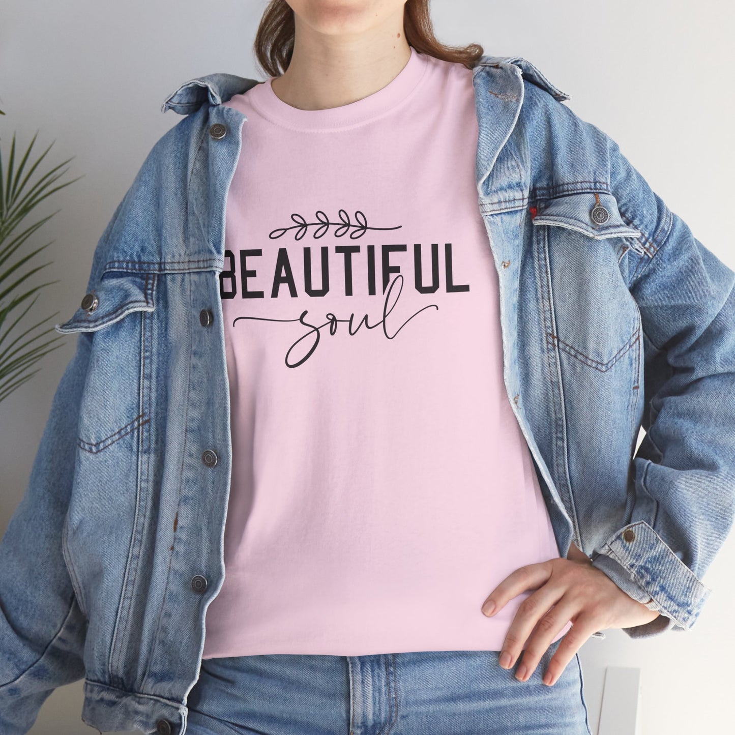 Beautiful Soul Unisex Heavy Cotton Tee - Inspirational Graphic T-Shirt