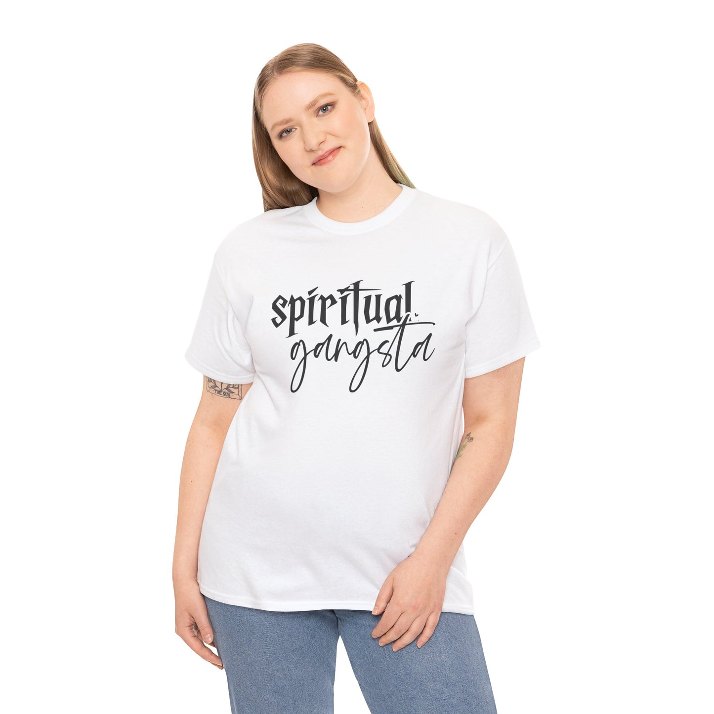 Spiritual gangsta Unisex Heavy Cotton Tee