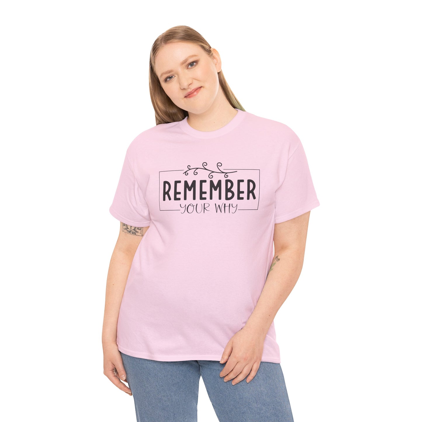 Remember your Why Unisex Heavy Cotton Tee