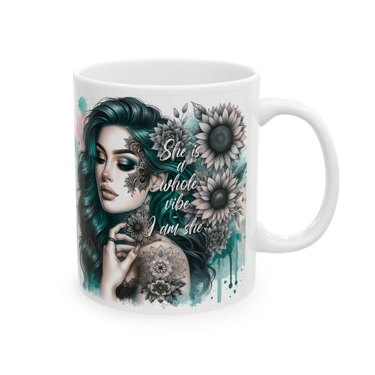 She is a whole vibe limited Edition Mugs