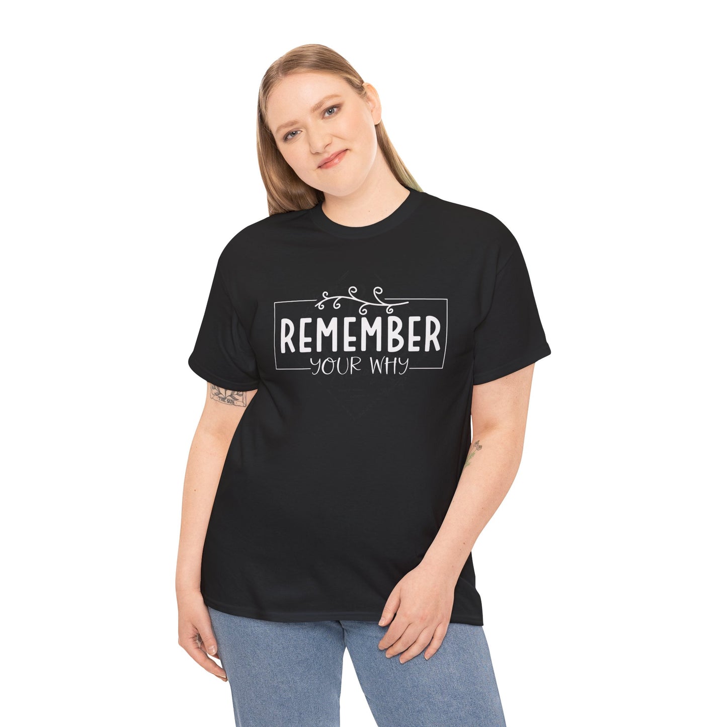 Remember your Why Unisex Heavy Cotton Tee