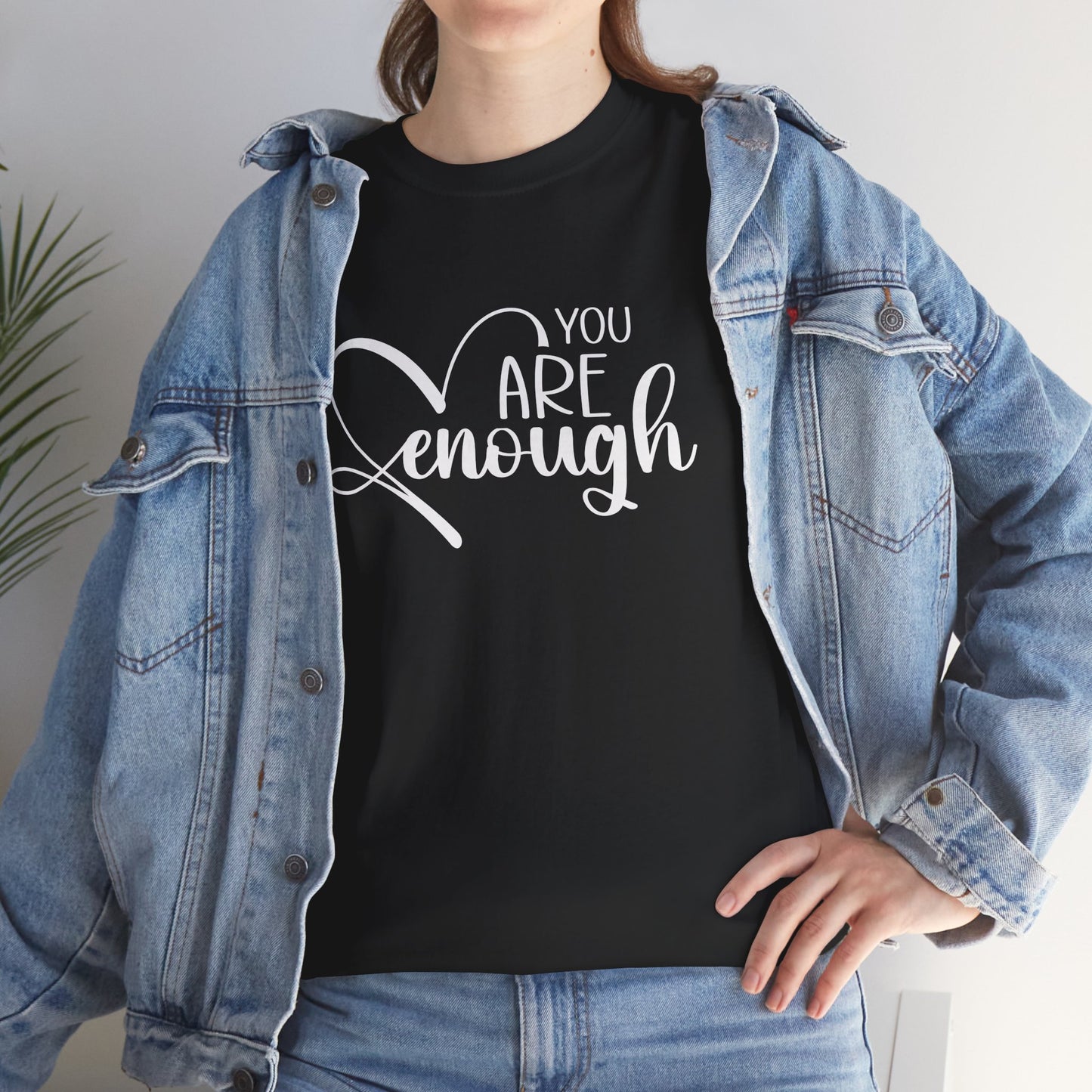 You are enough Unisex Heavy Cotton Tee