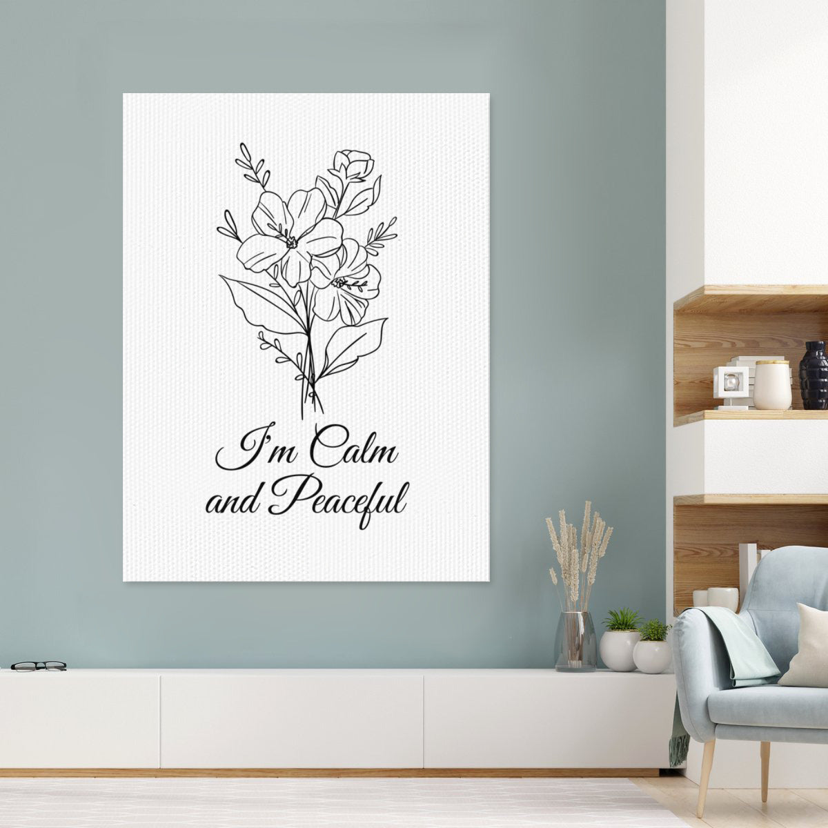 "I’m Calm and Peaceful" Posters – Inspire Tranquility