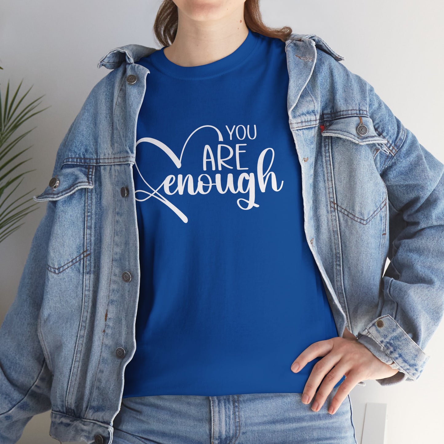 You are enough Unisex Heavy Cotton Tee