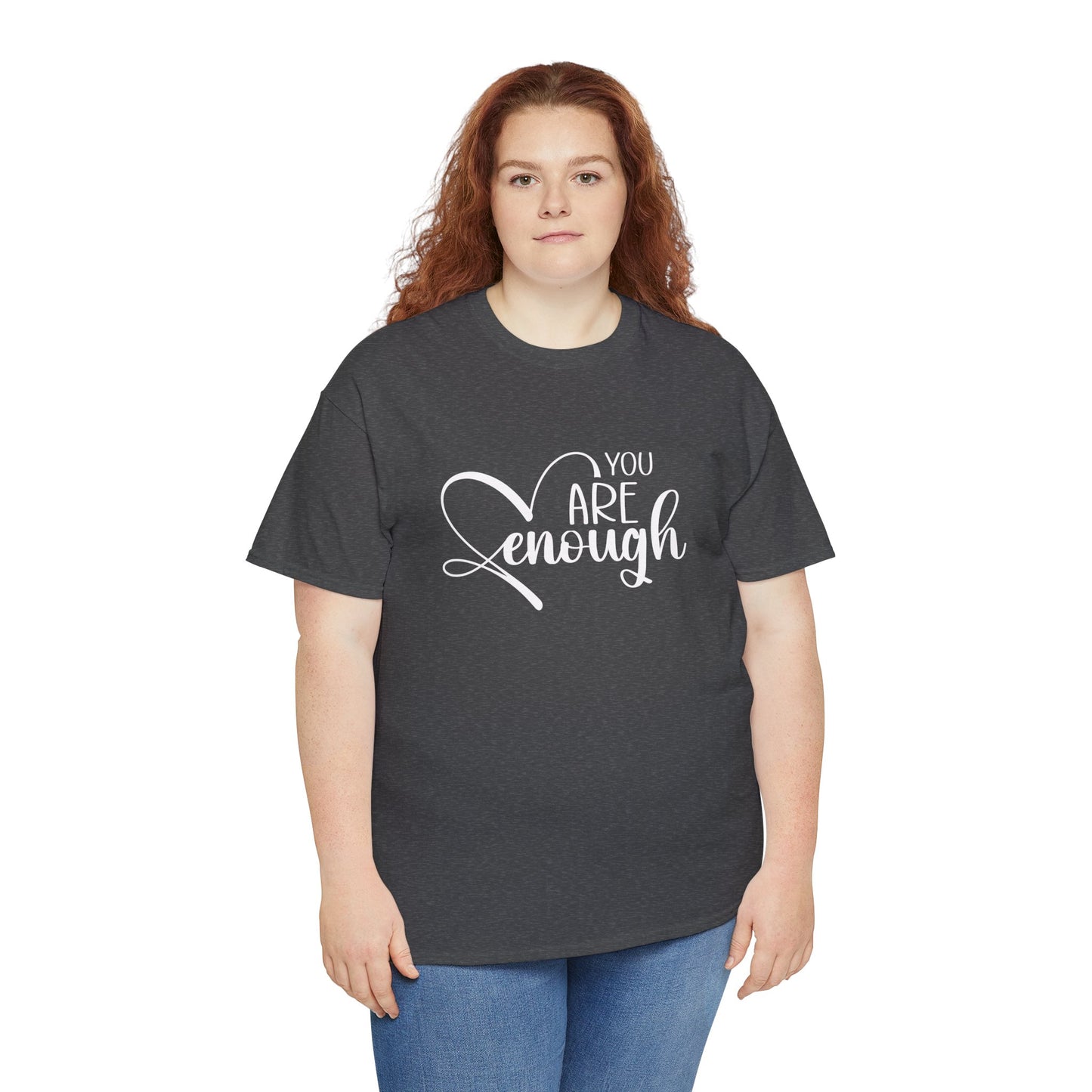 You are enough Unisex Heavy Cotton Tee