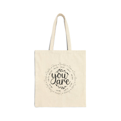 You Are Cotton Canvas Tote Bag