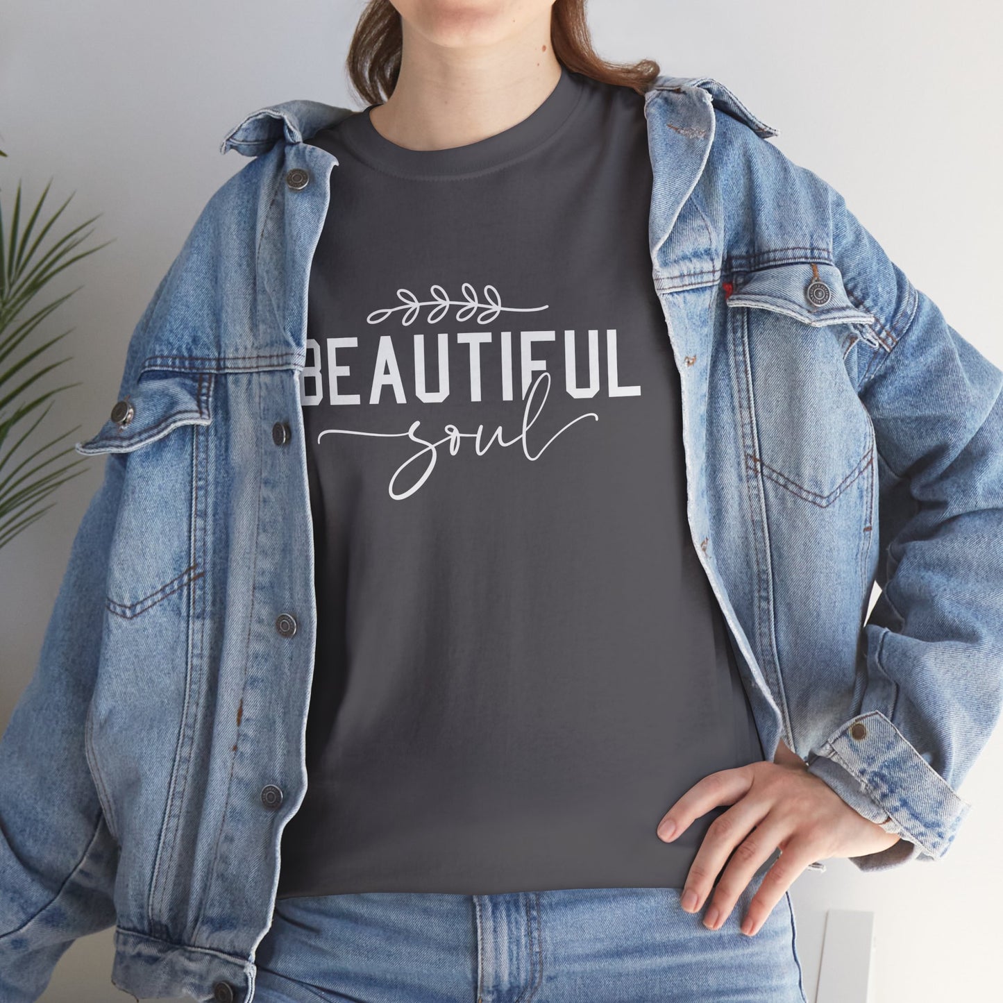 Beautiful Soul Unisex Heavy Cotton Tee - Inspirational Graphic T-Shirt