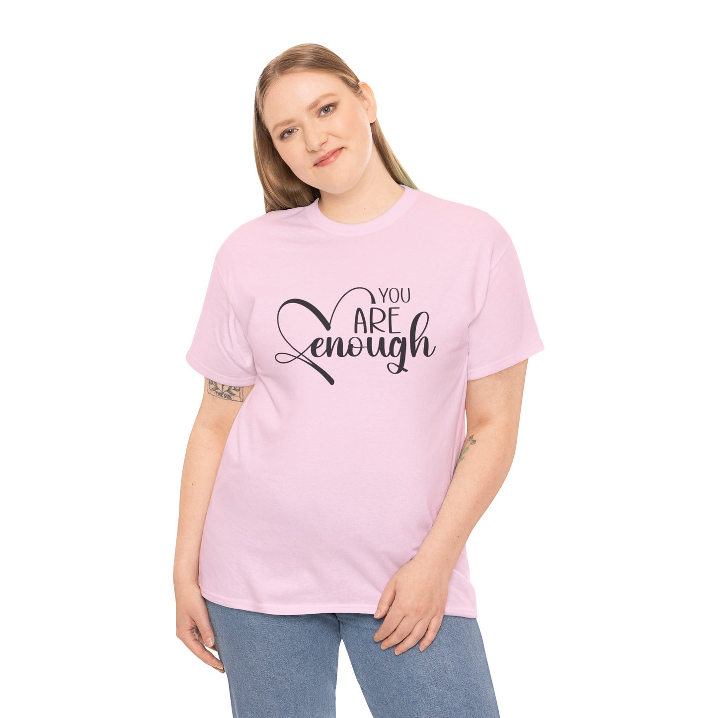 You are enough Unisex Heavy Cotton Tee