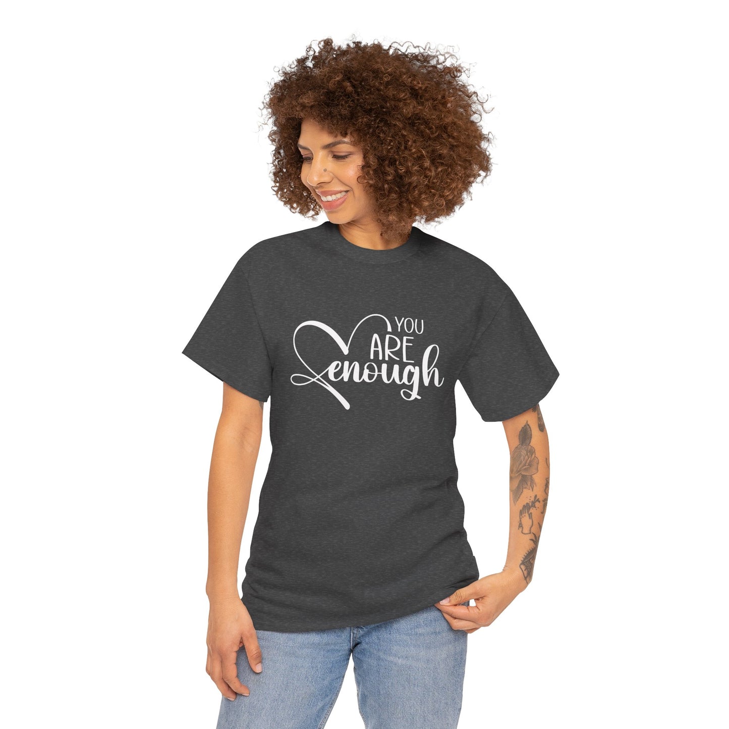 You are enough Unisex Heavy Cotton Tee