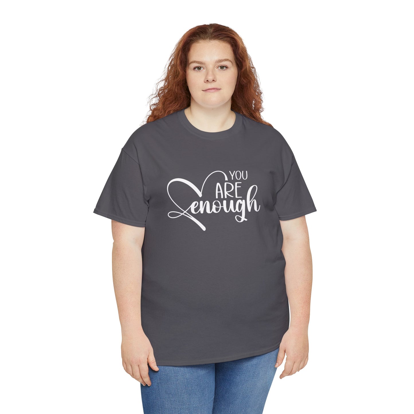 You are enough Unisex Heavy Cotton Tee