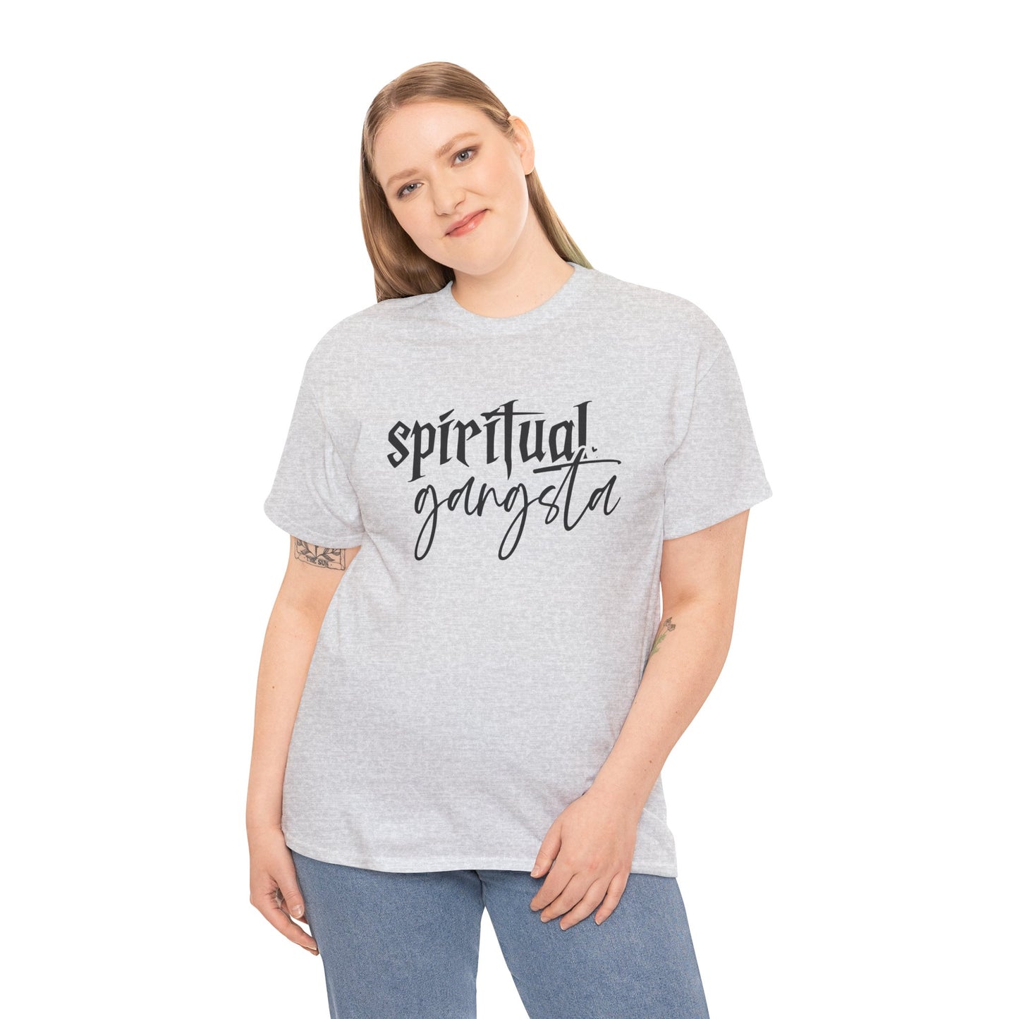 Spiritual gangsta Unisex Heavy Cotton Tee