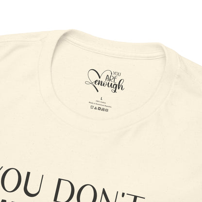 'You Don't Have to Be Perfect-you are enough'-Sleeve+inner print