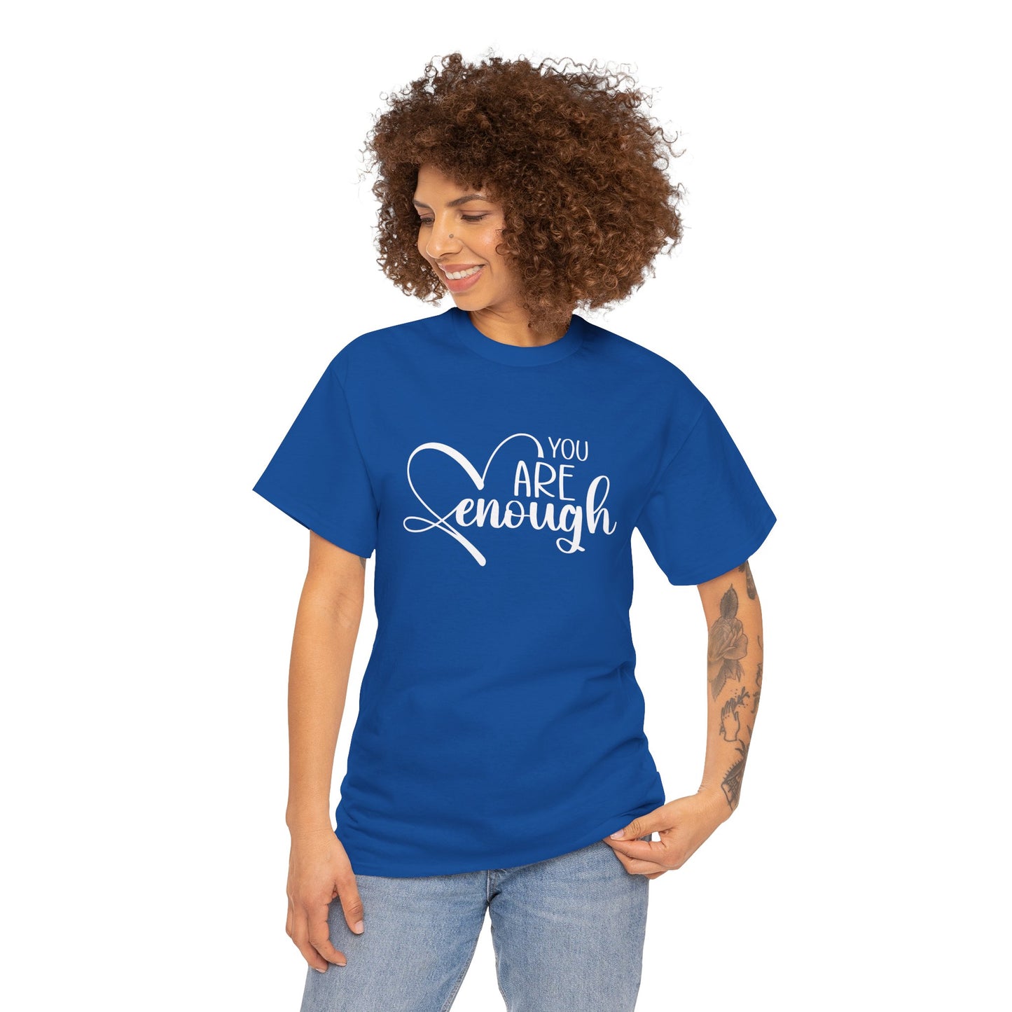 You are enough Unisex Heavy Cotton Tee