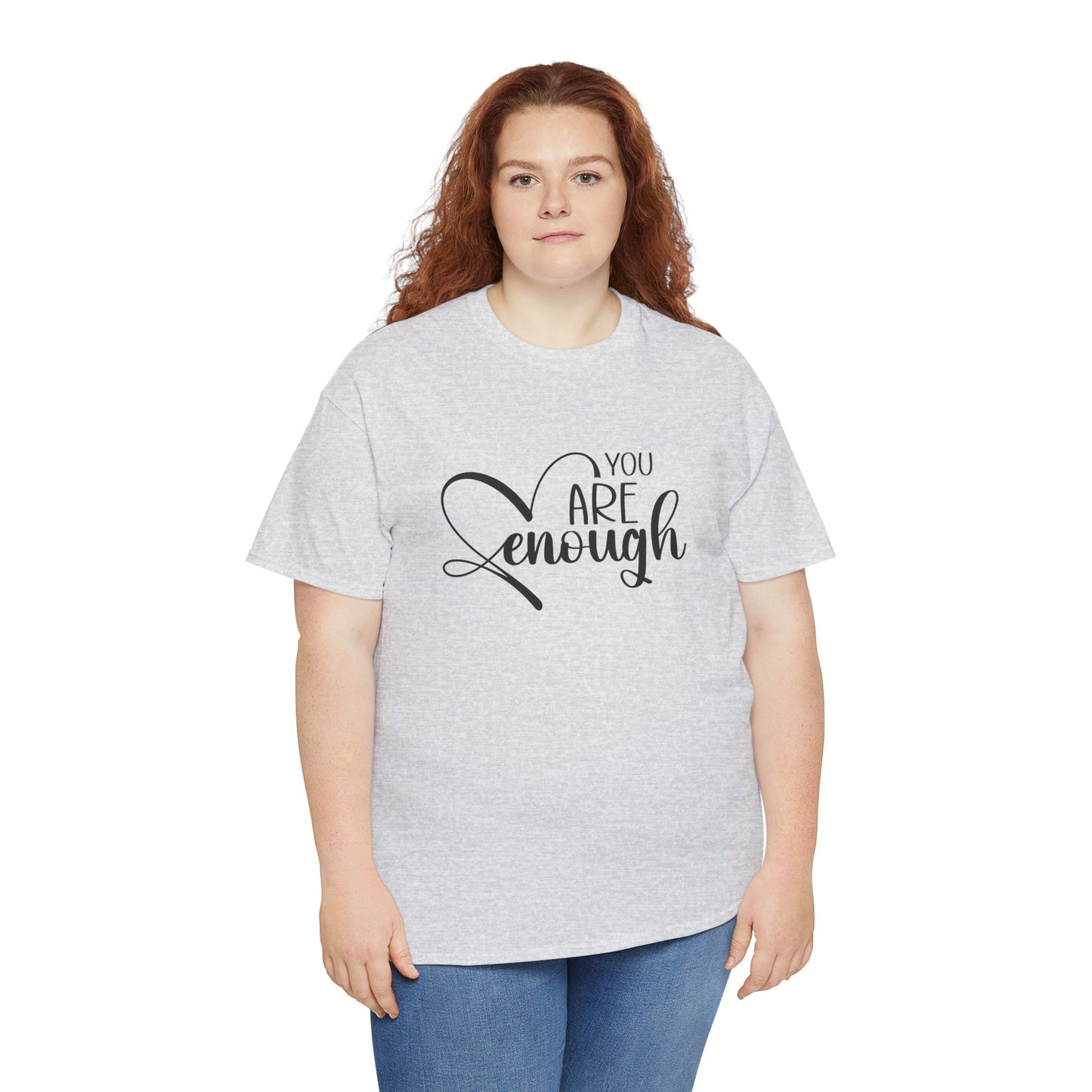 You are enough Unisex Heavy Cotton Tee